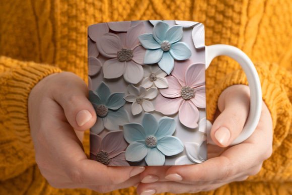 3D Flower Mug