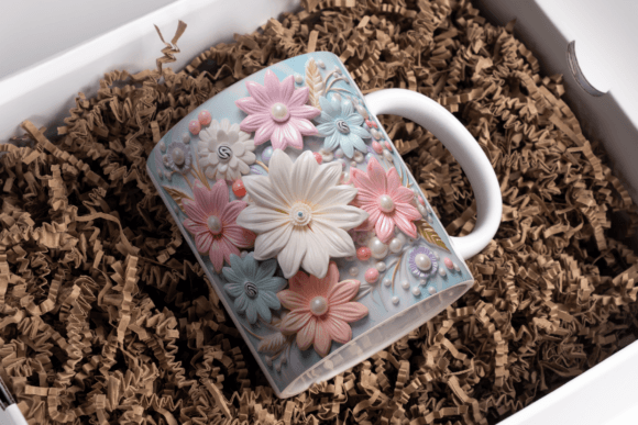 3D Flower Mug