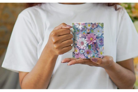 3D Flower Mug