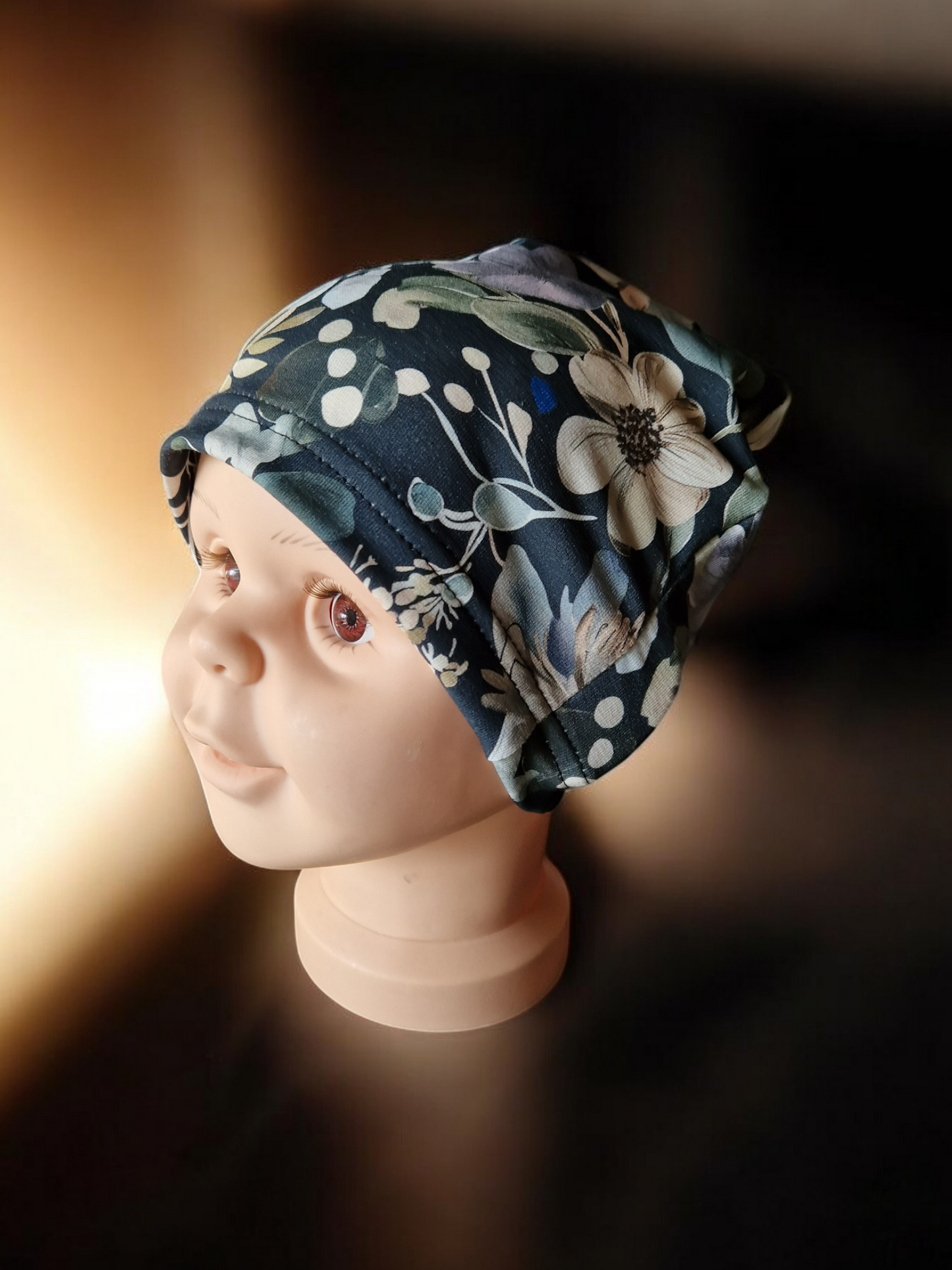 Children's patterned beanie hat