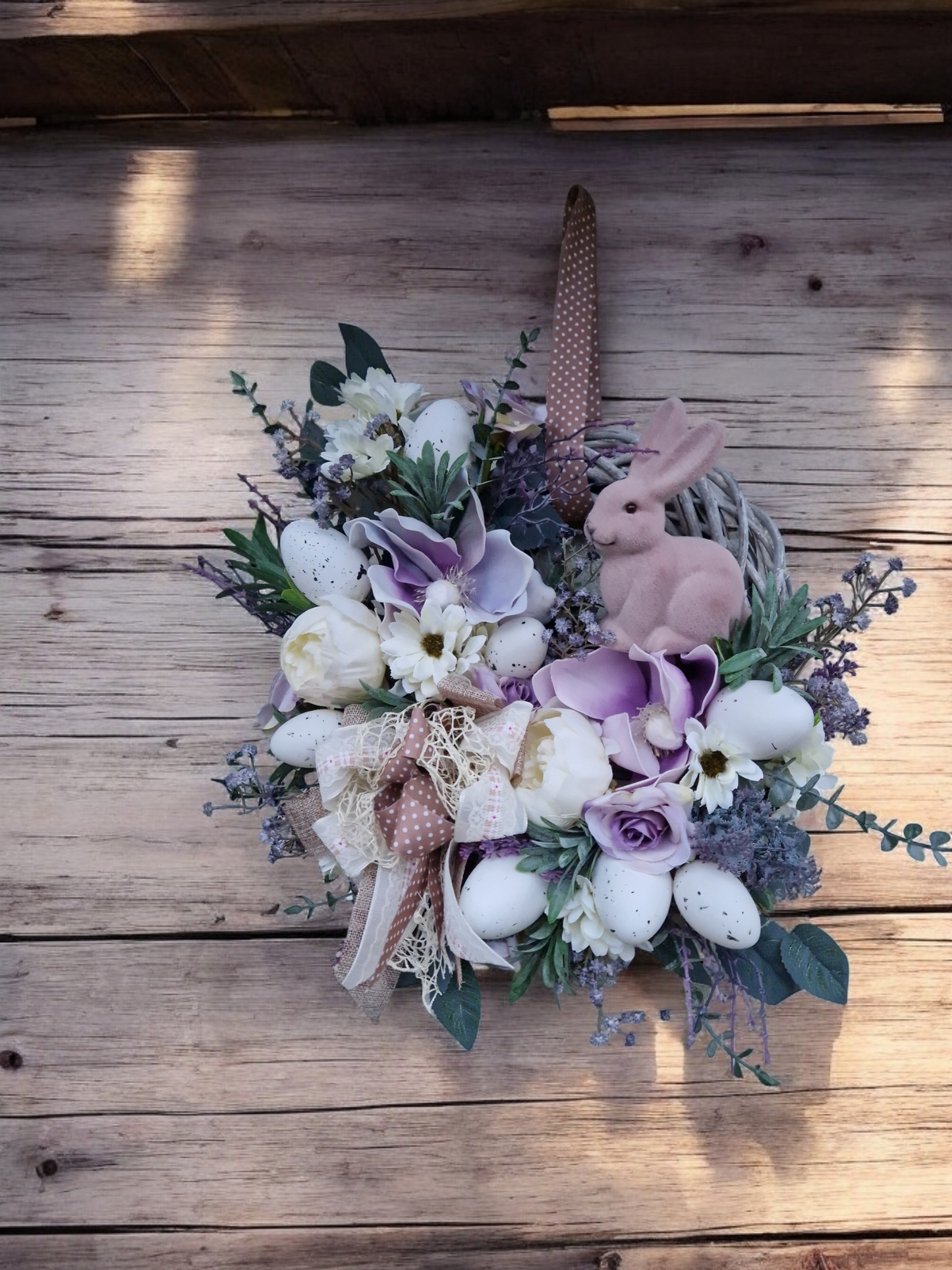 Easter door wreath