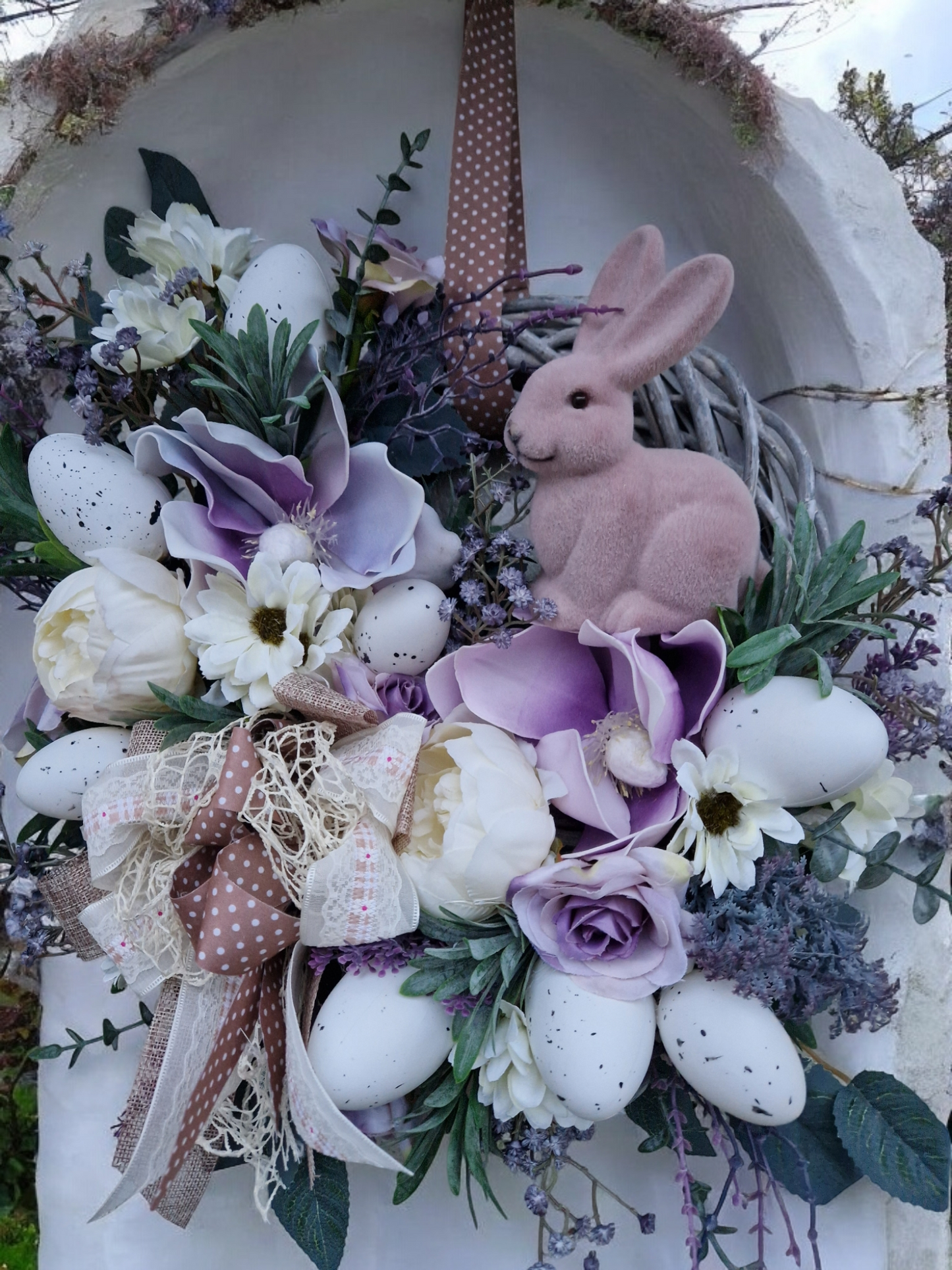 Easter door wreath