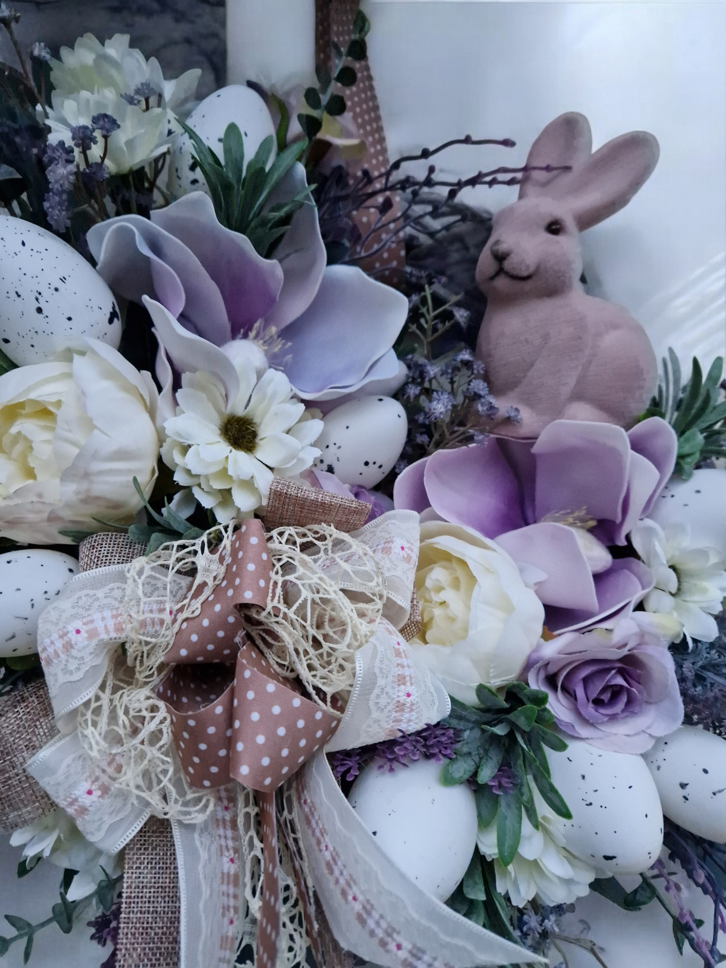 Easter door wreath
