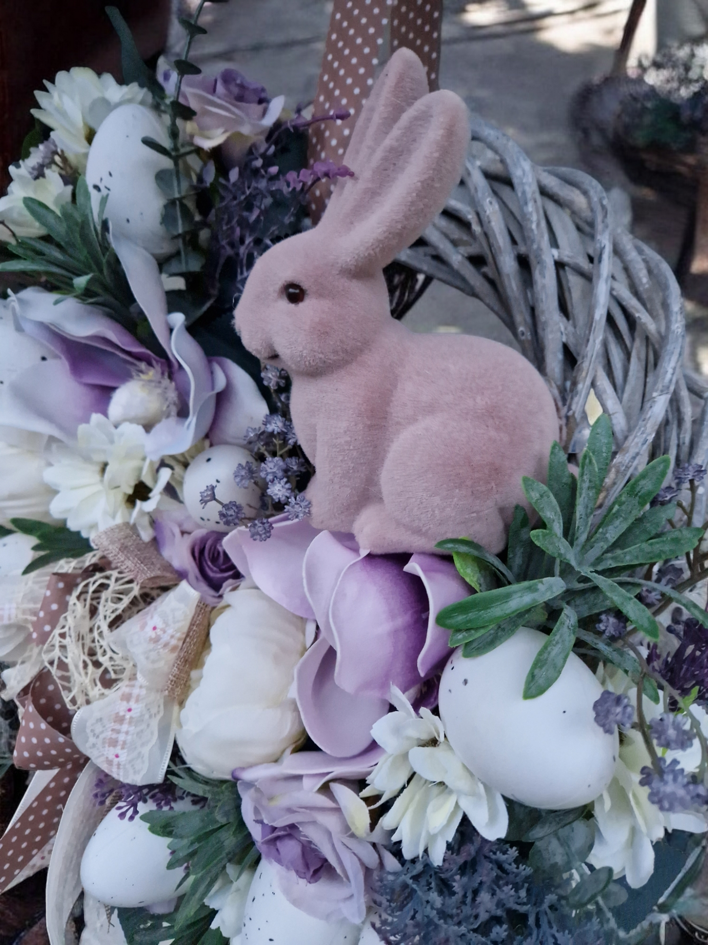 Easter door wreath