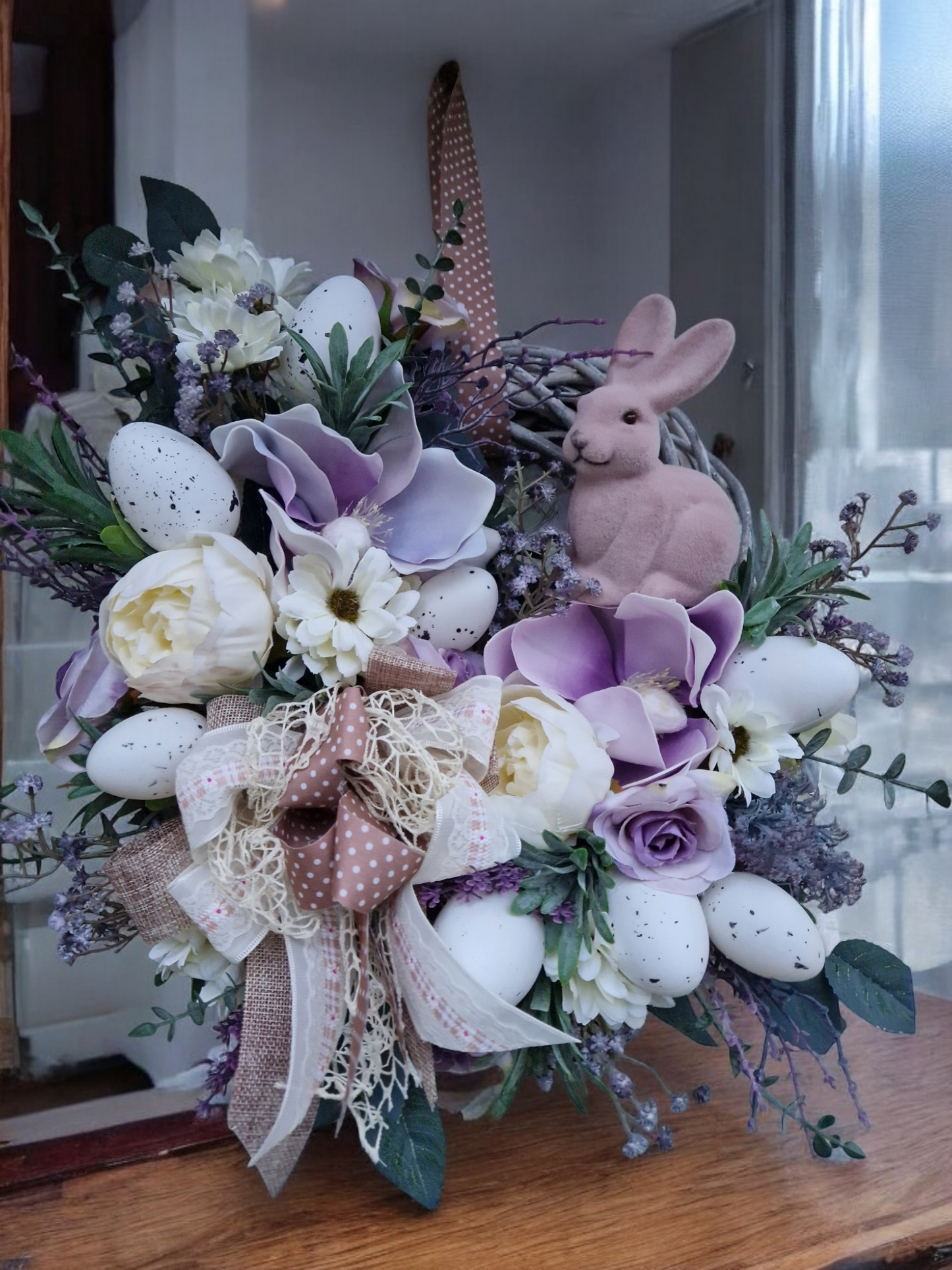 Easter door wreath
