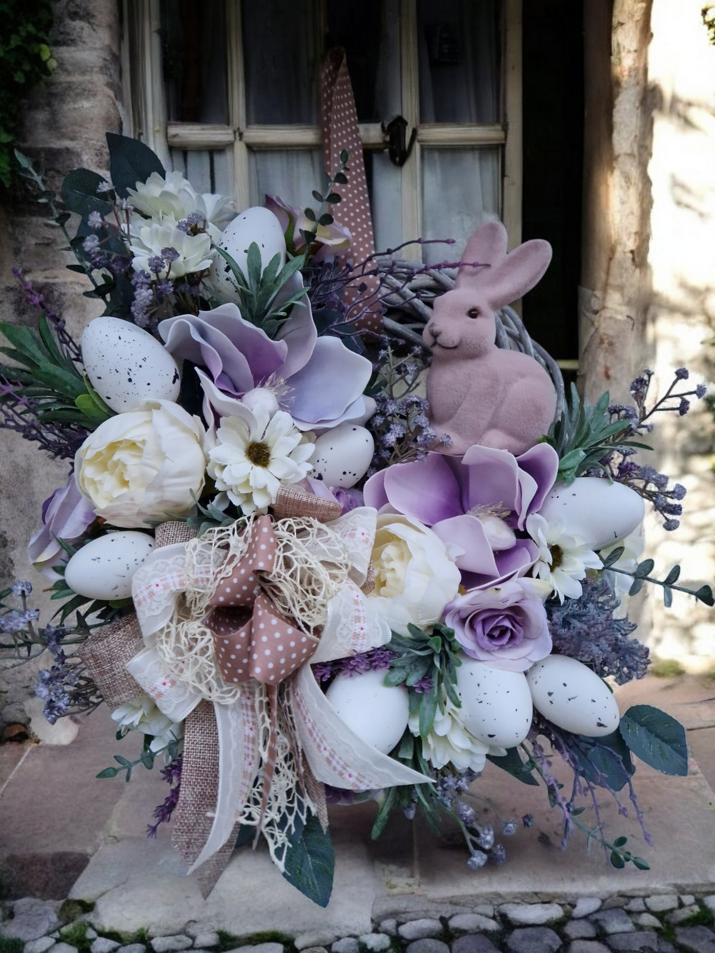 Easter door wreath