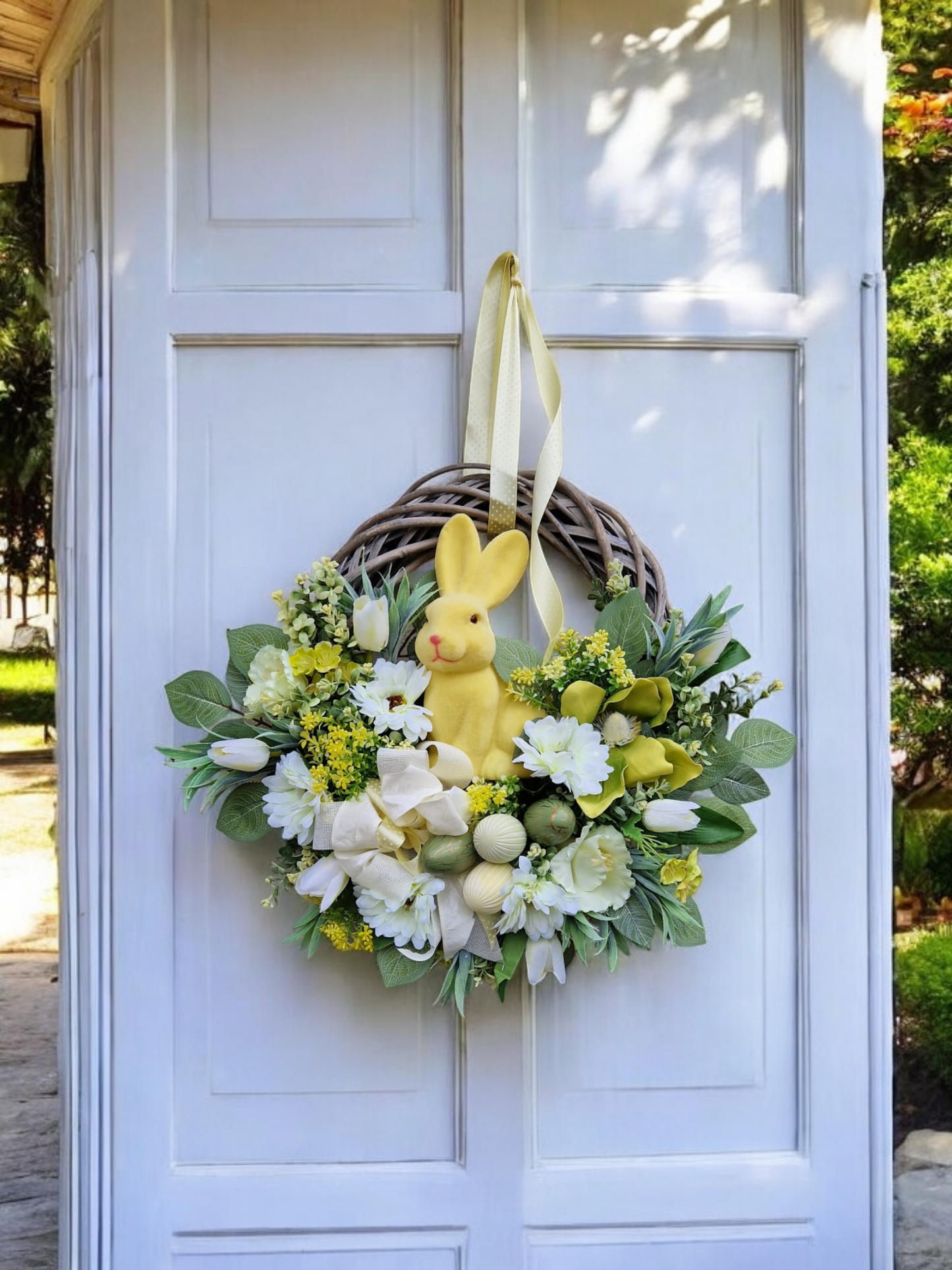 Easter door wreath