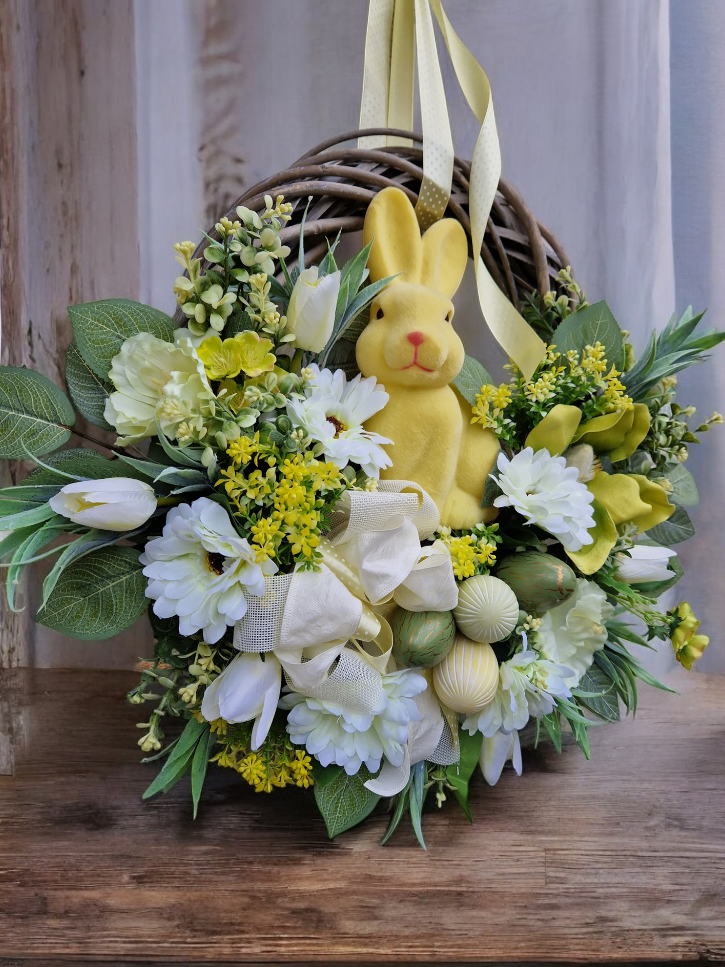 Easter door wreath