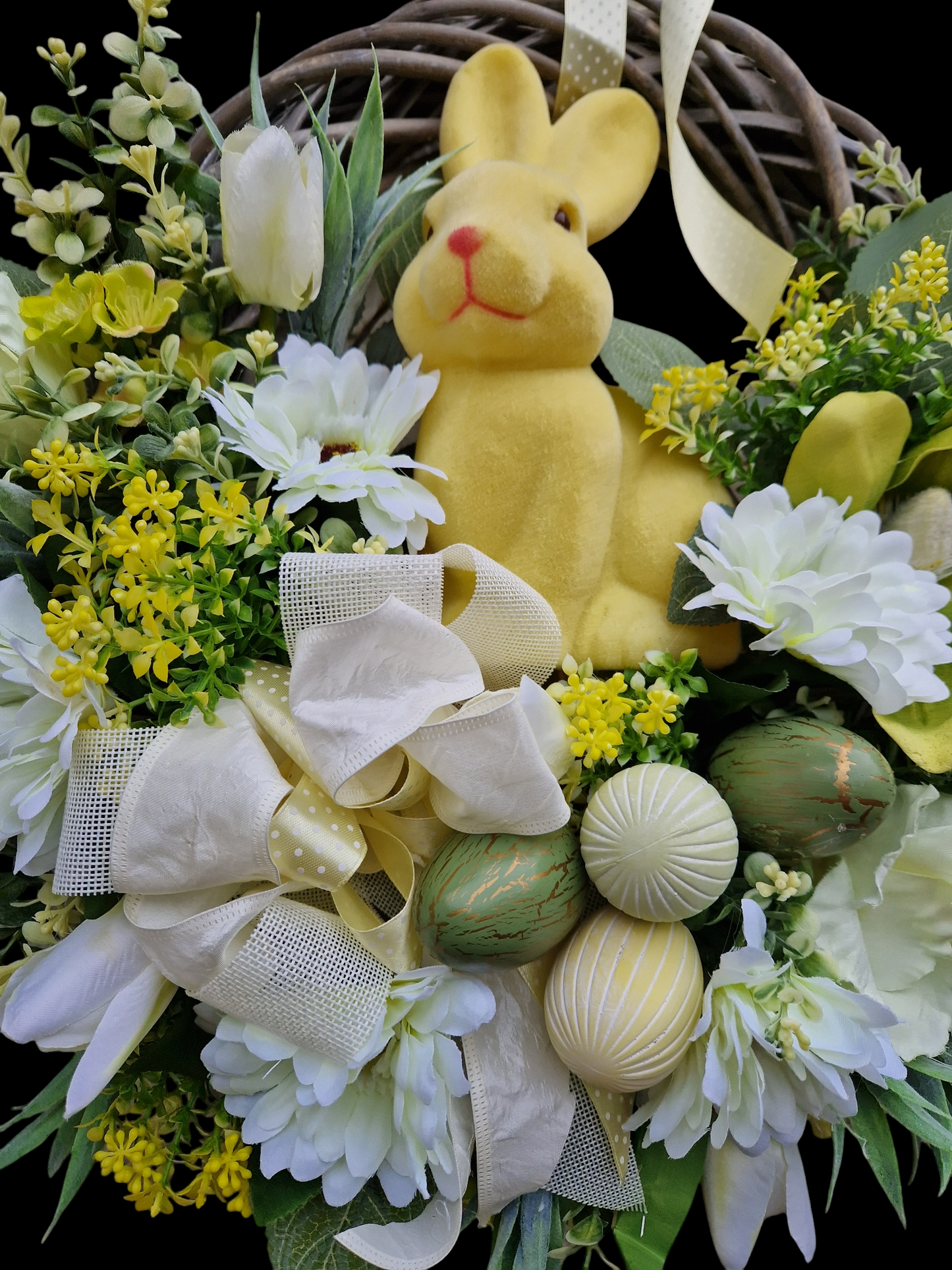 Easter door wreath