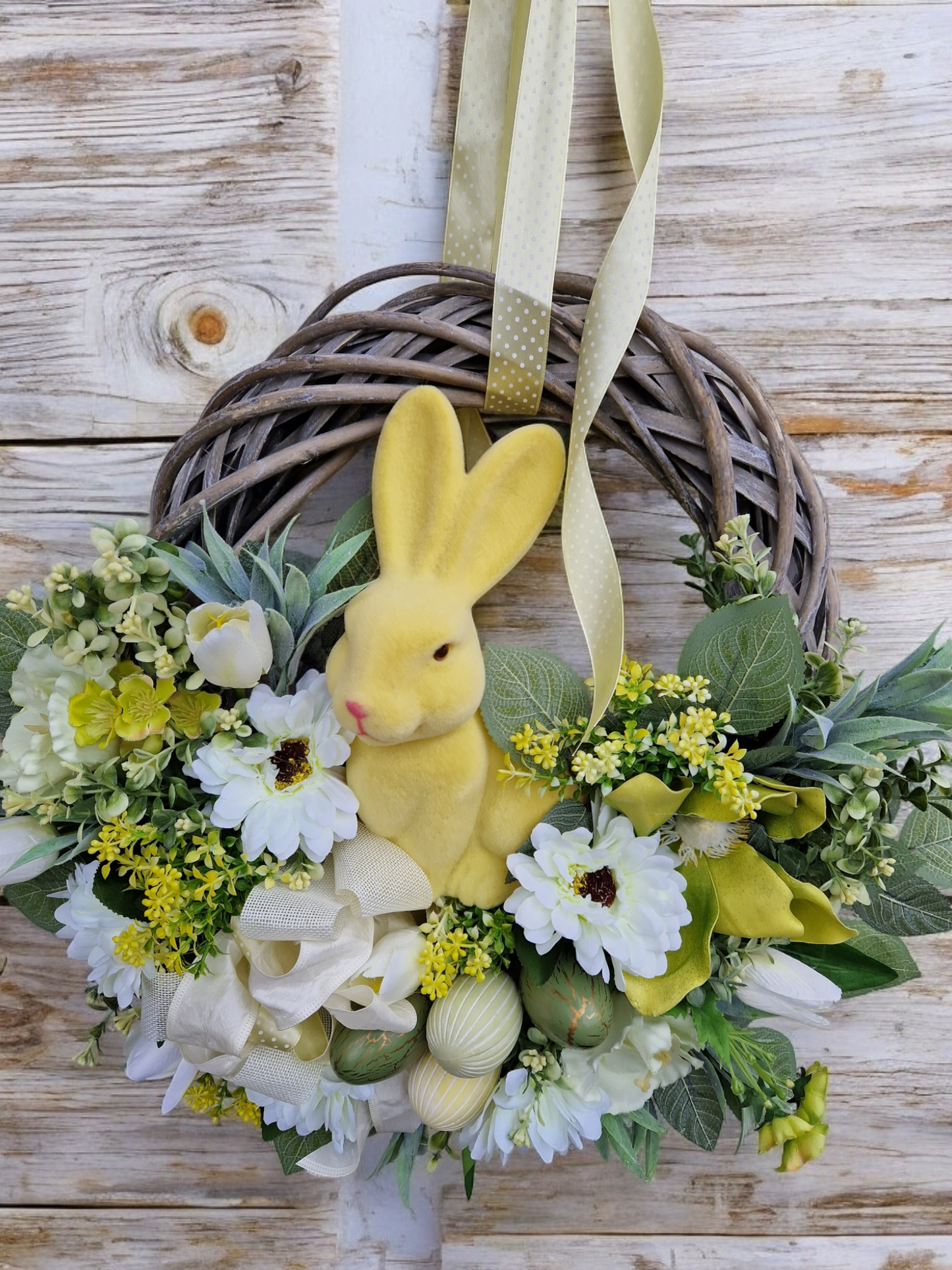 Easter door wreath