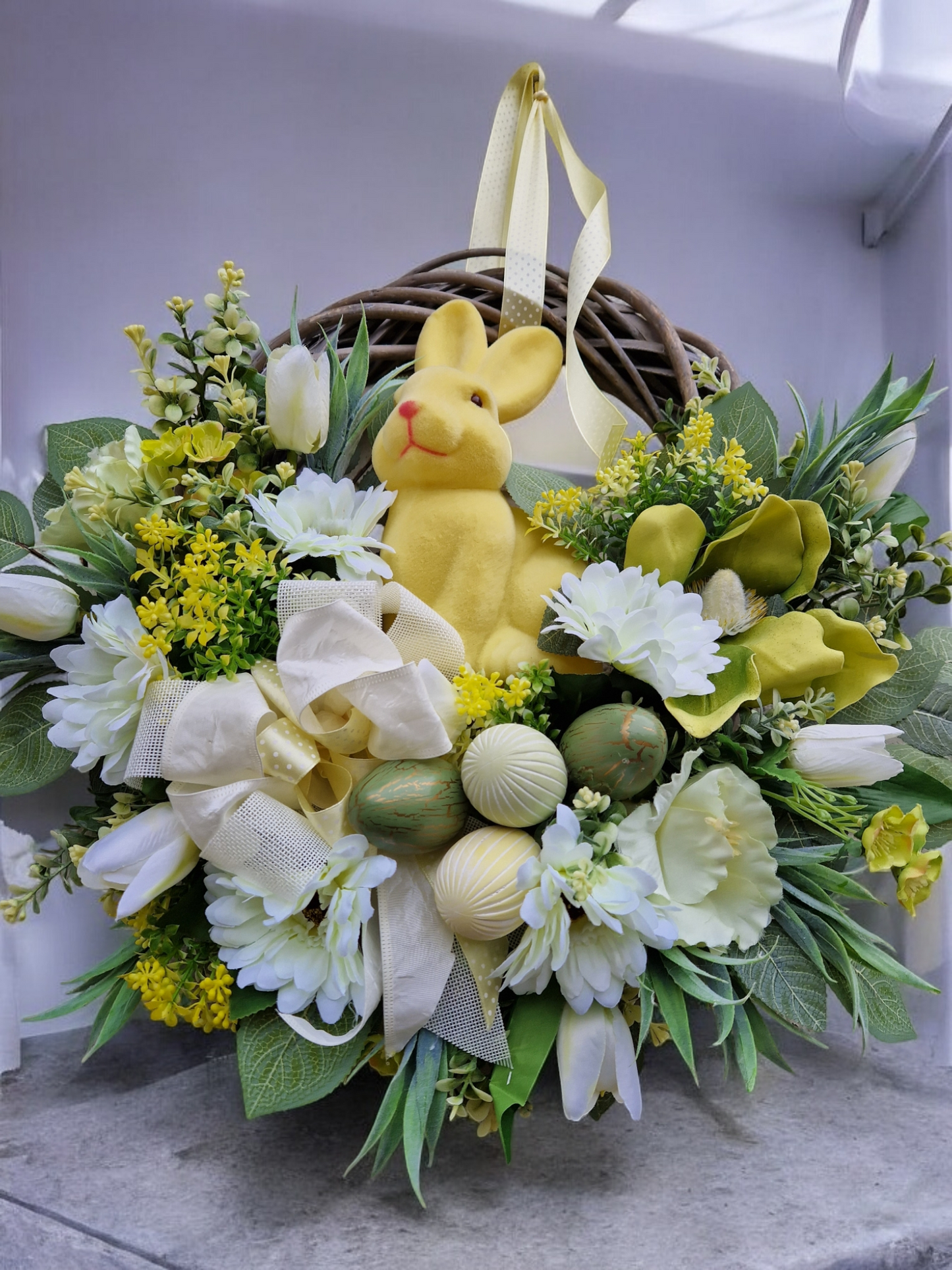 Easter door wreath