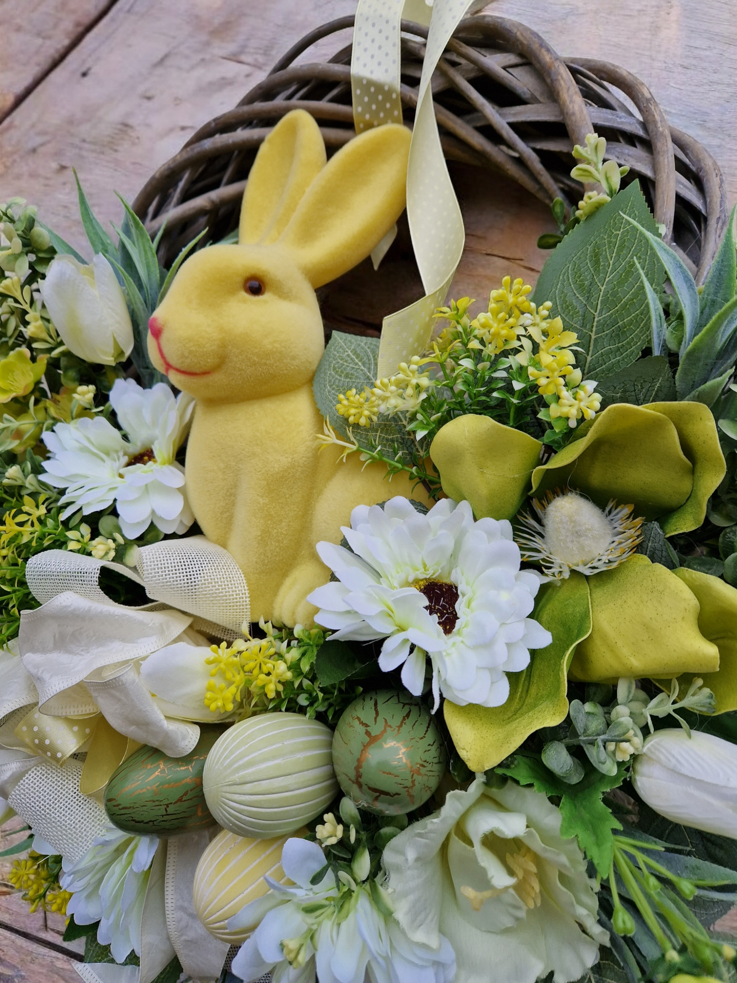 Easter door wreath