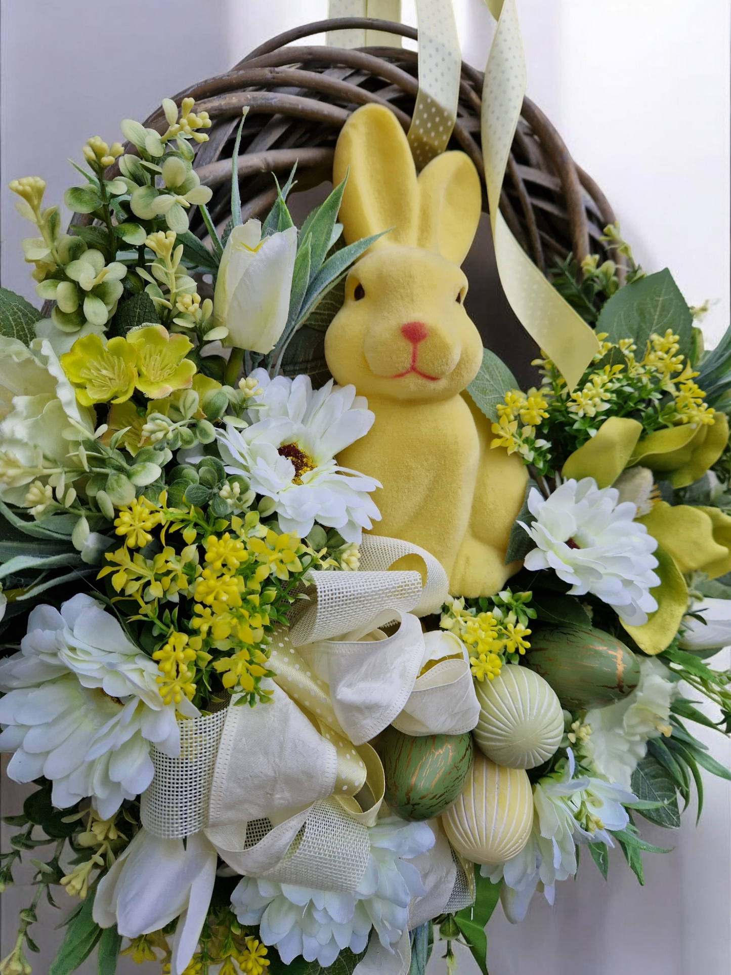 Easter door wreath