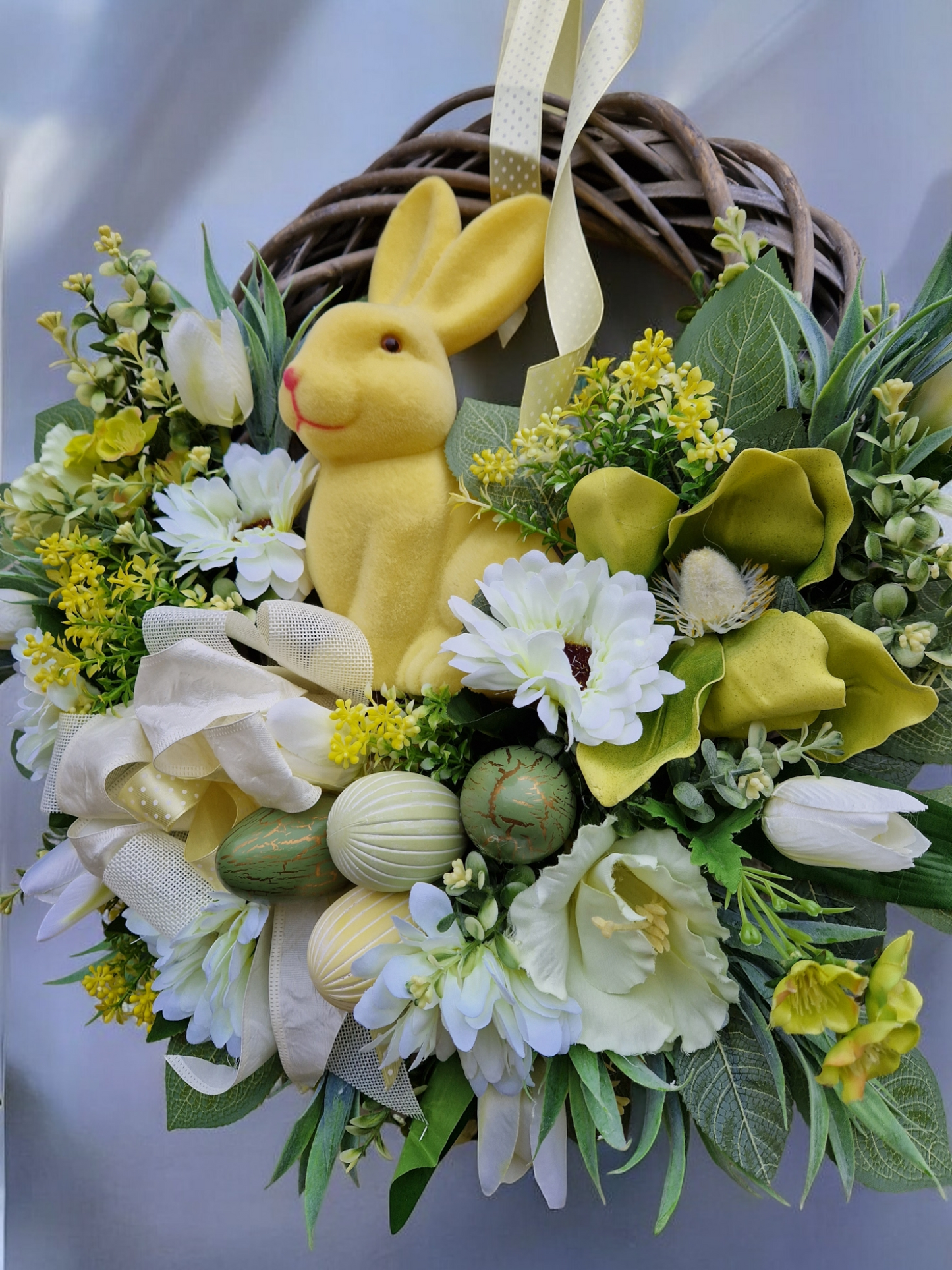 Easter door wreath