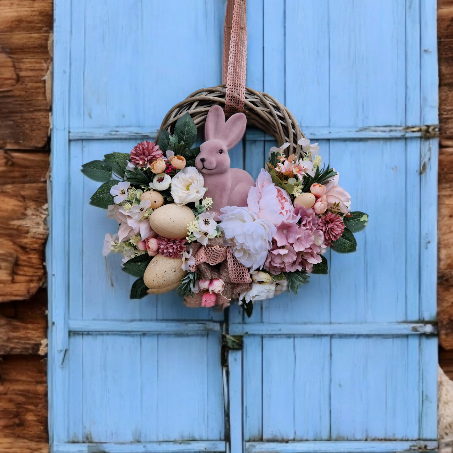 Easter door wreath