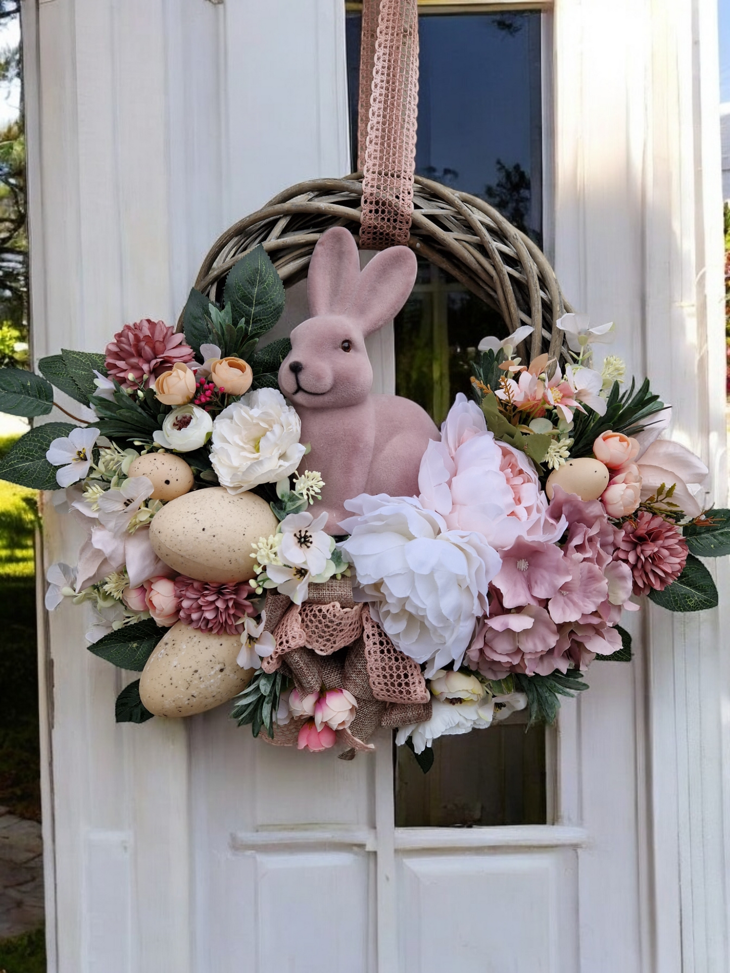 Easter door wreath