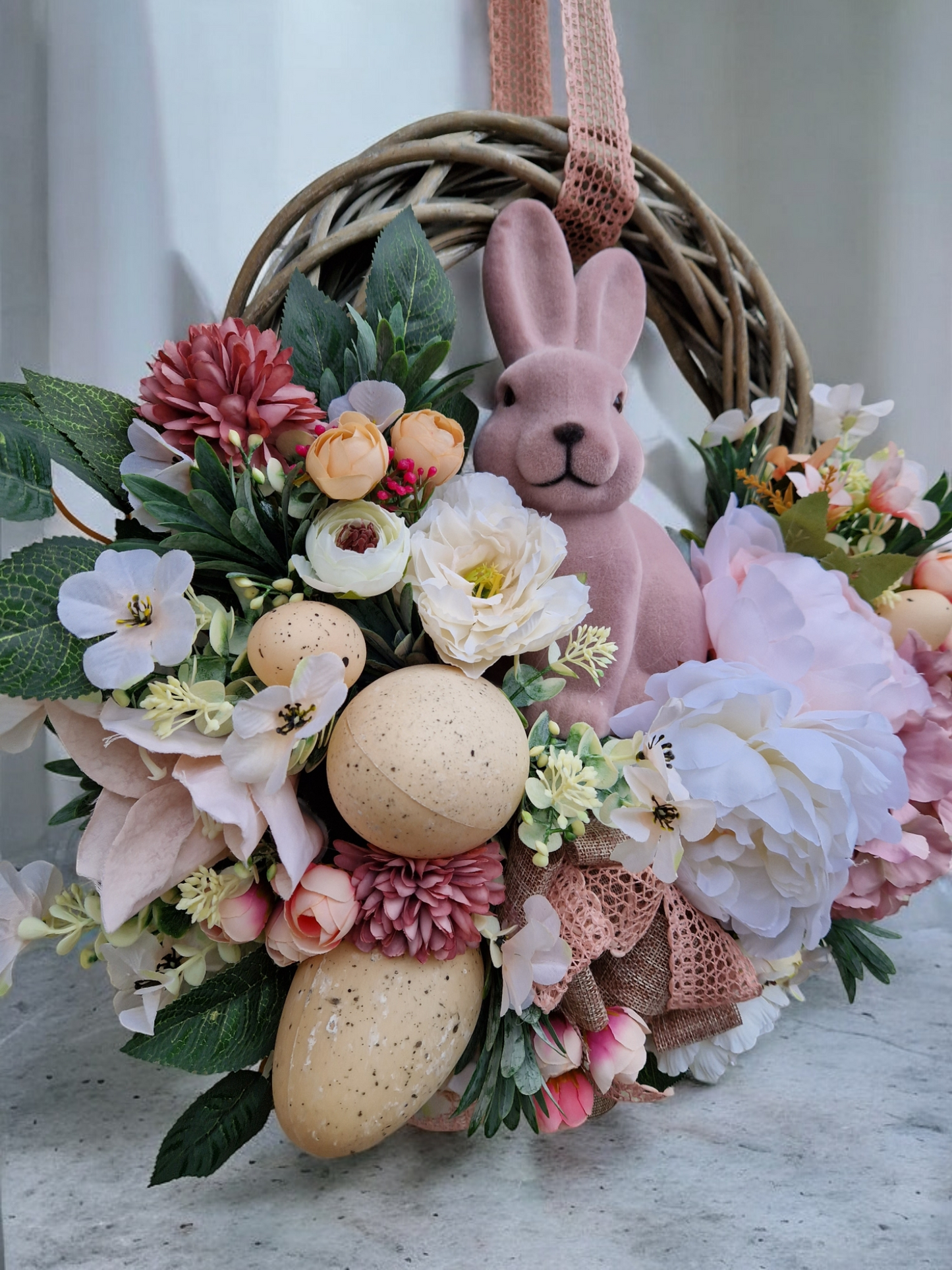 Easter door wreath