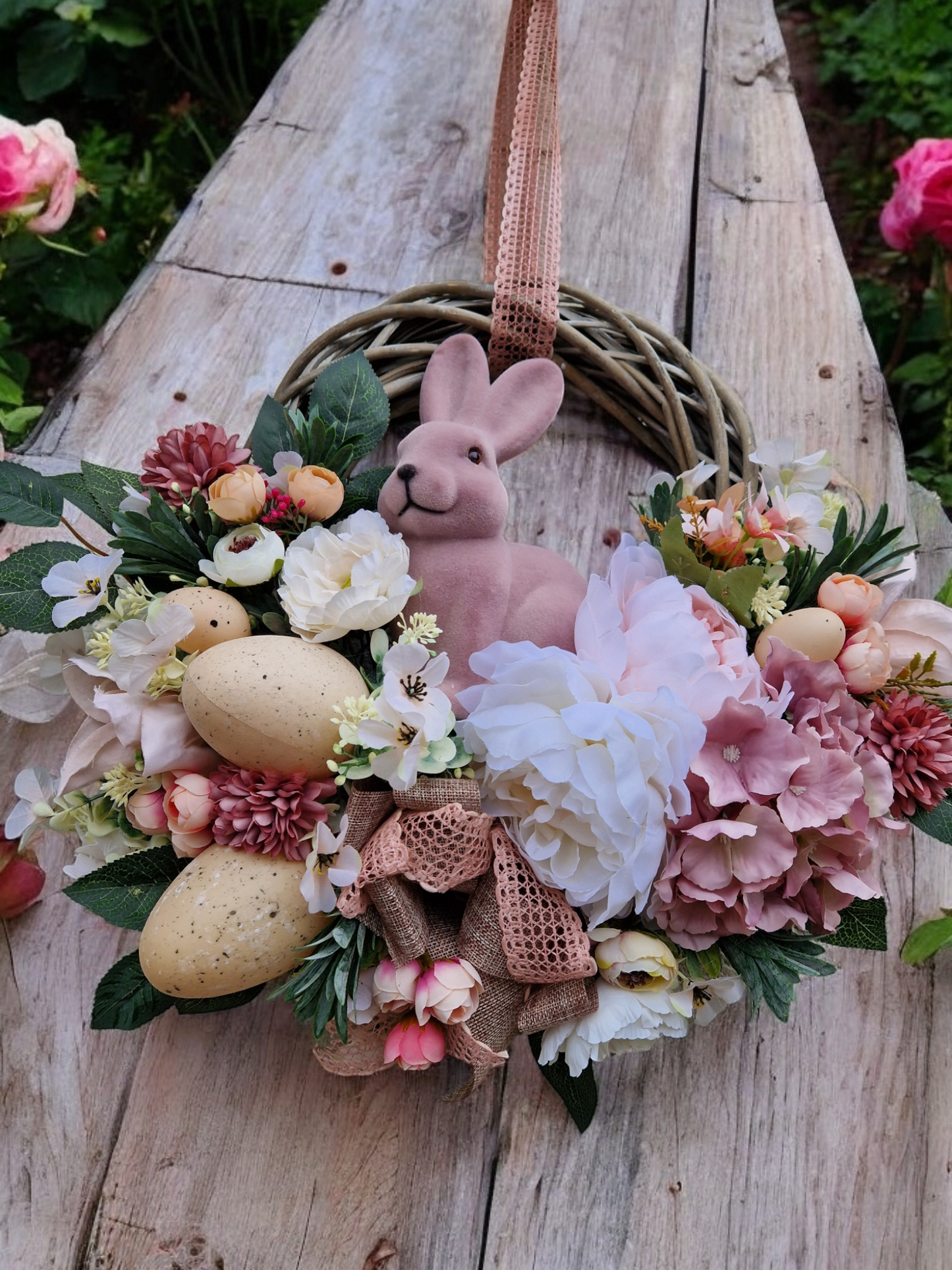 Easter door wreath