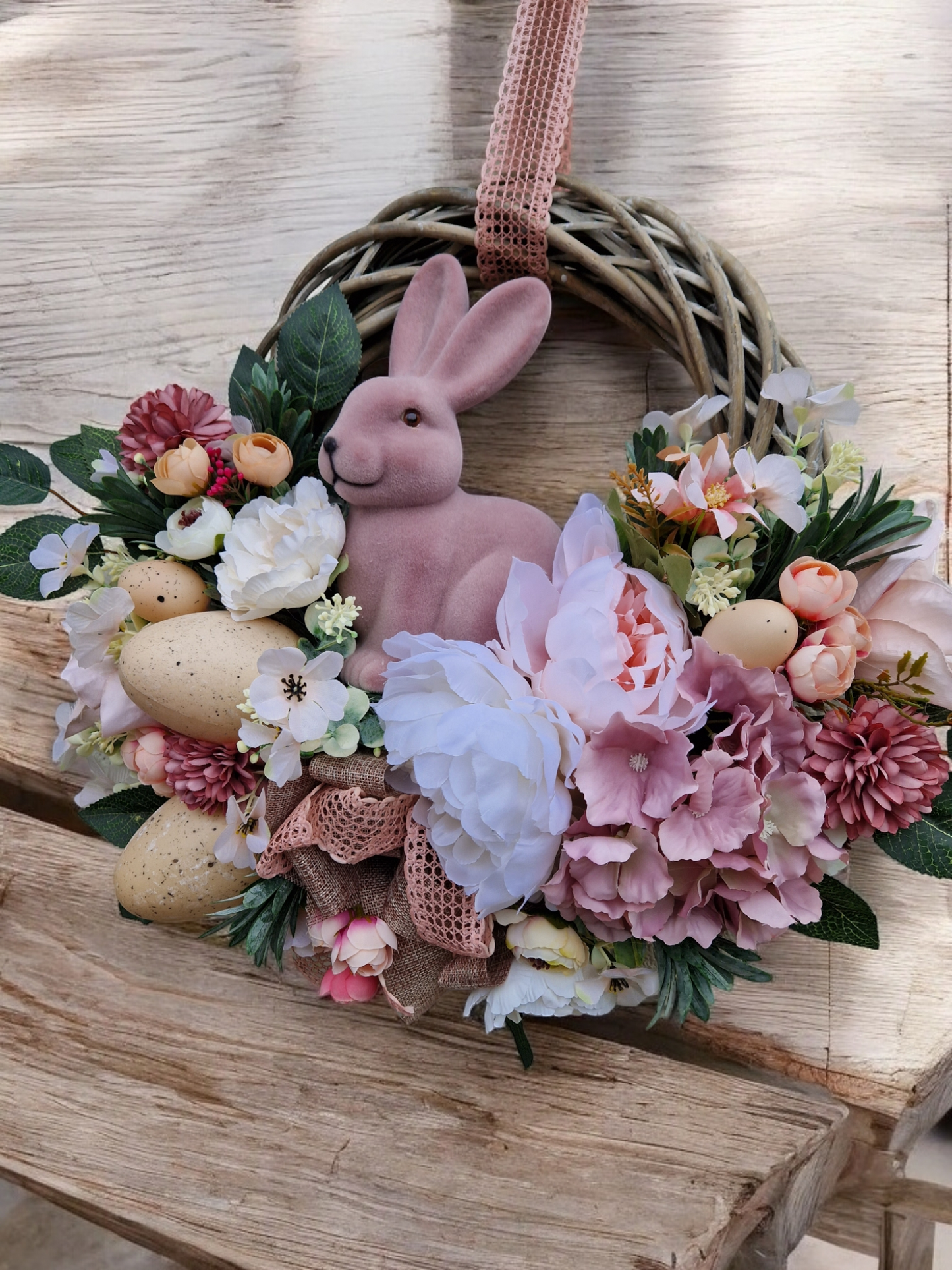 Easter door wreath