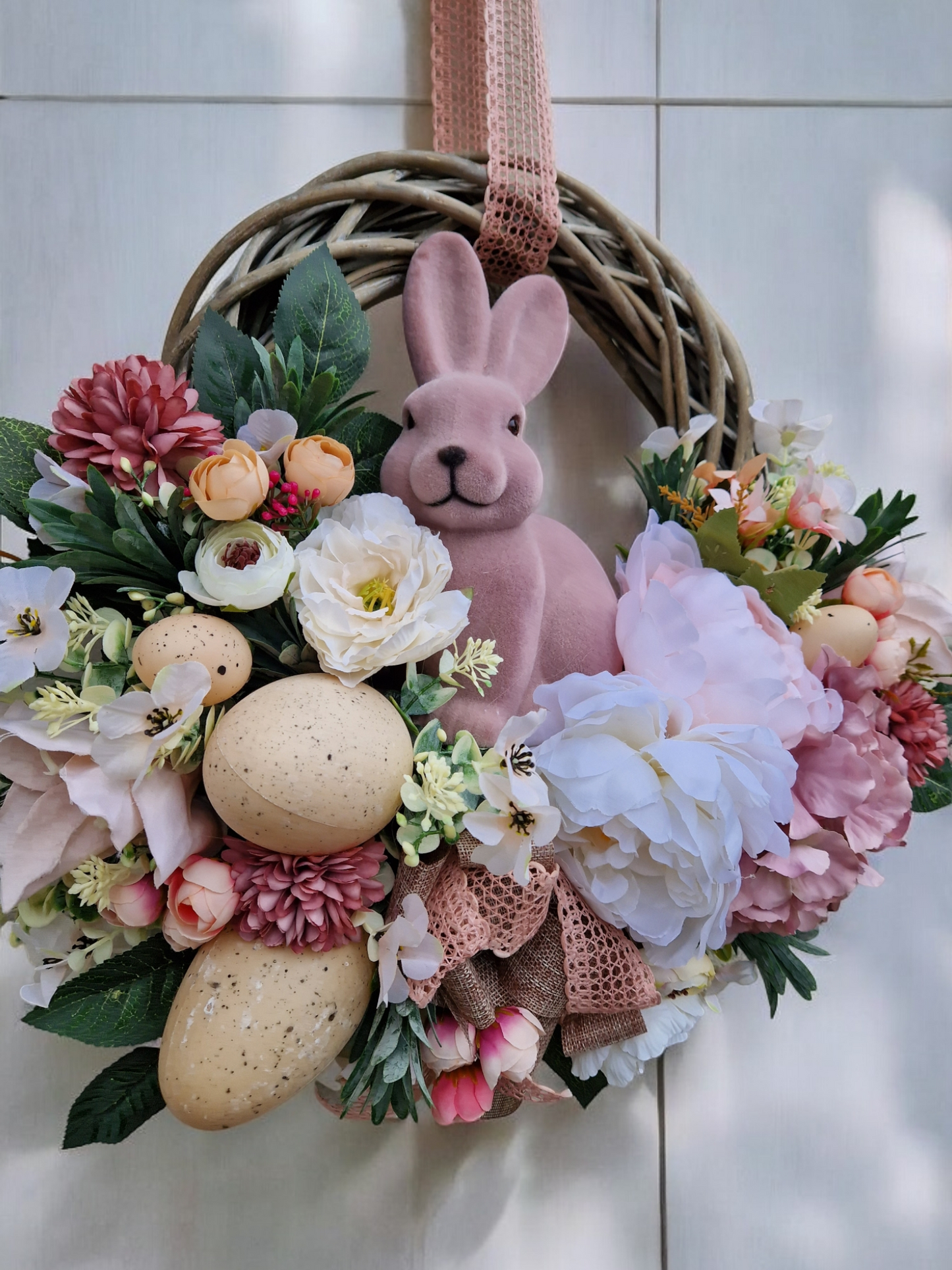 Easter door wreath