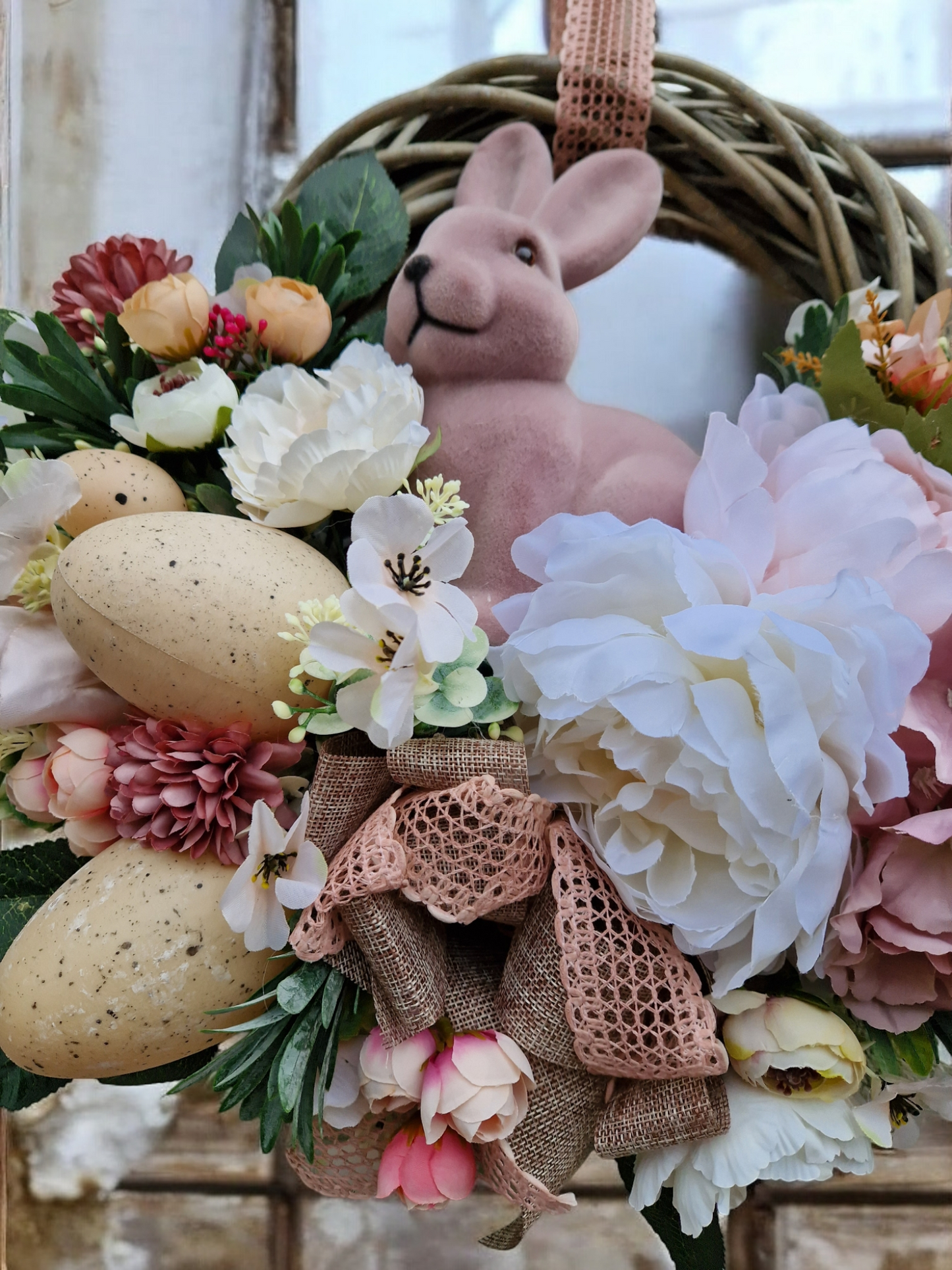 Easter door wreath