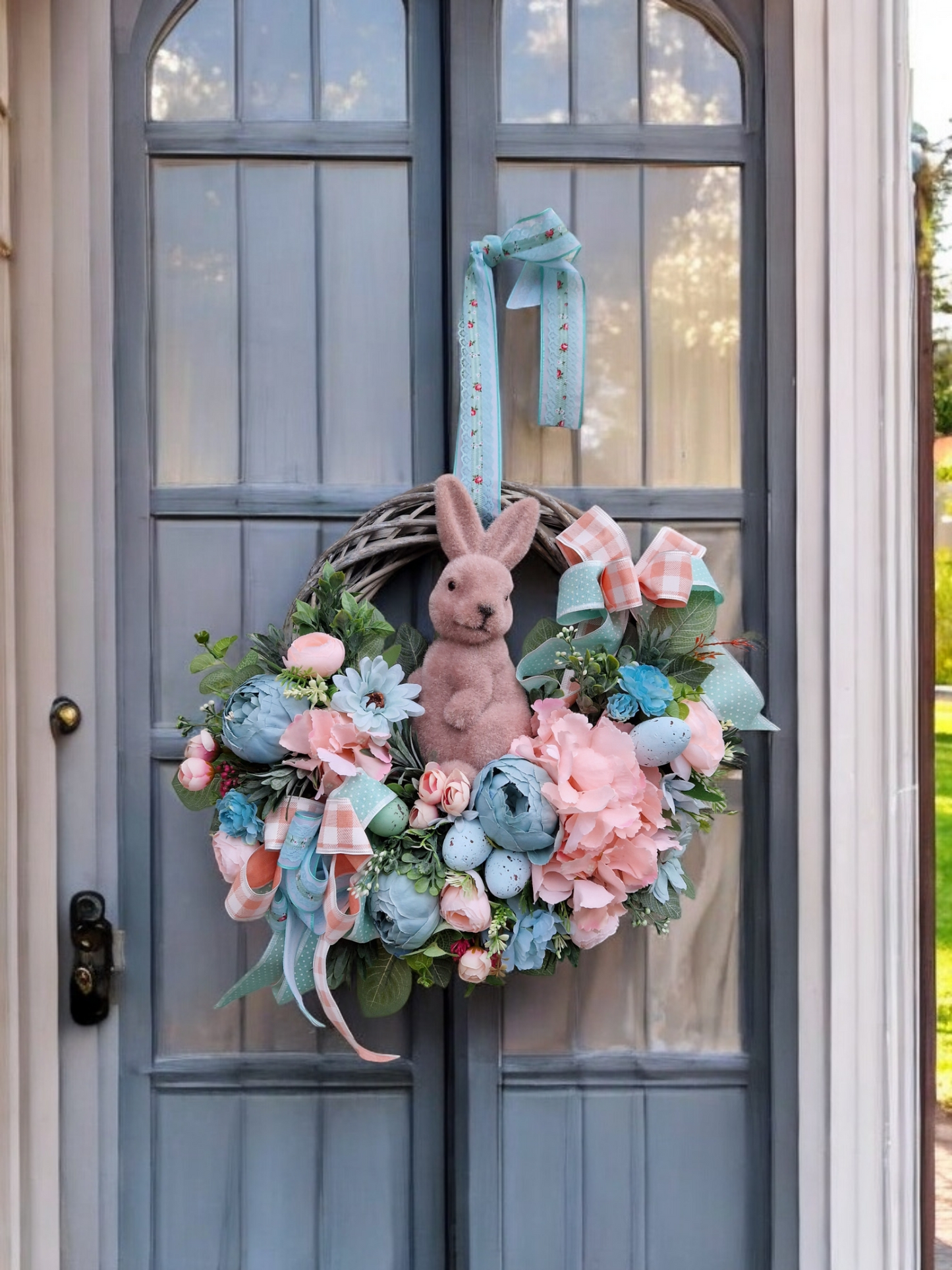 Easter door wreath