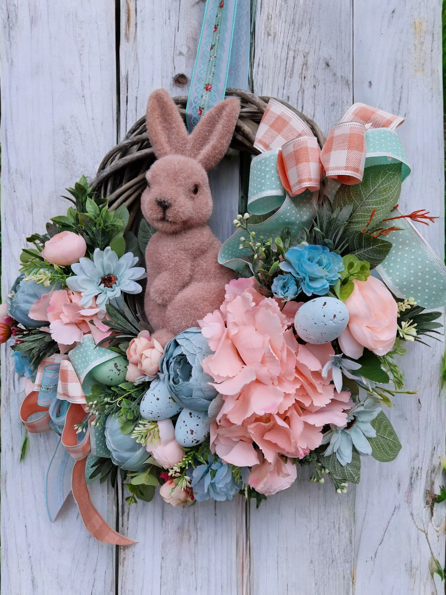 Easter door wreath