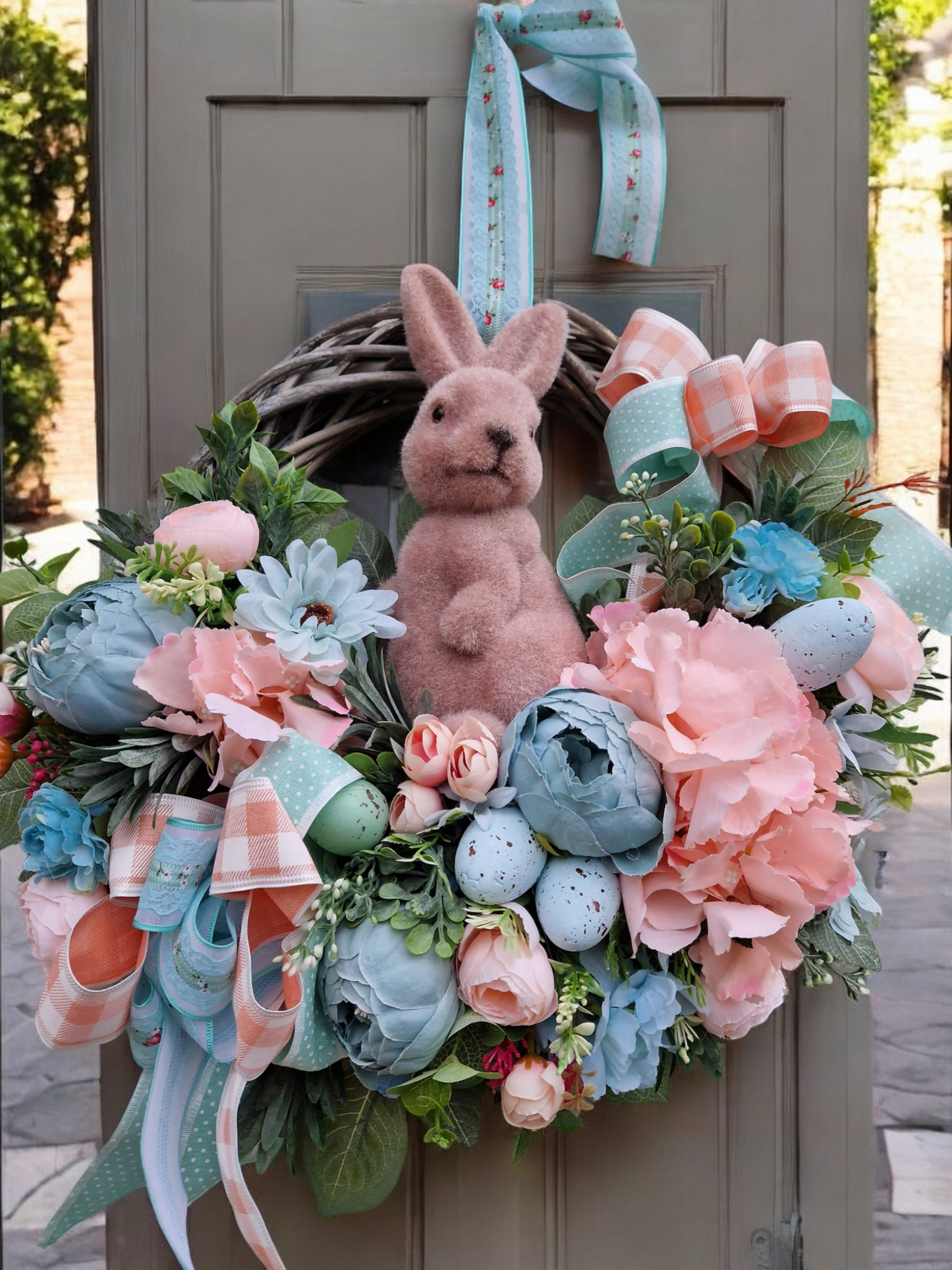 Easter door wreath