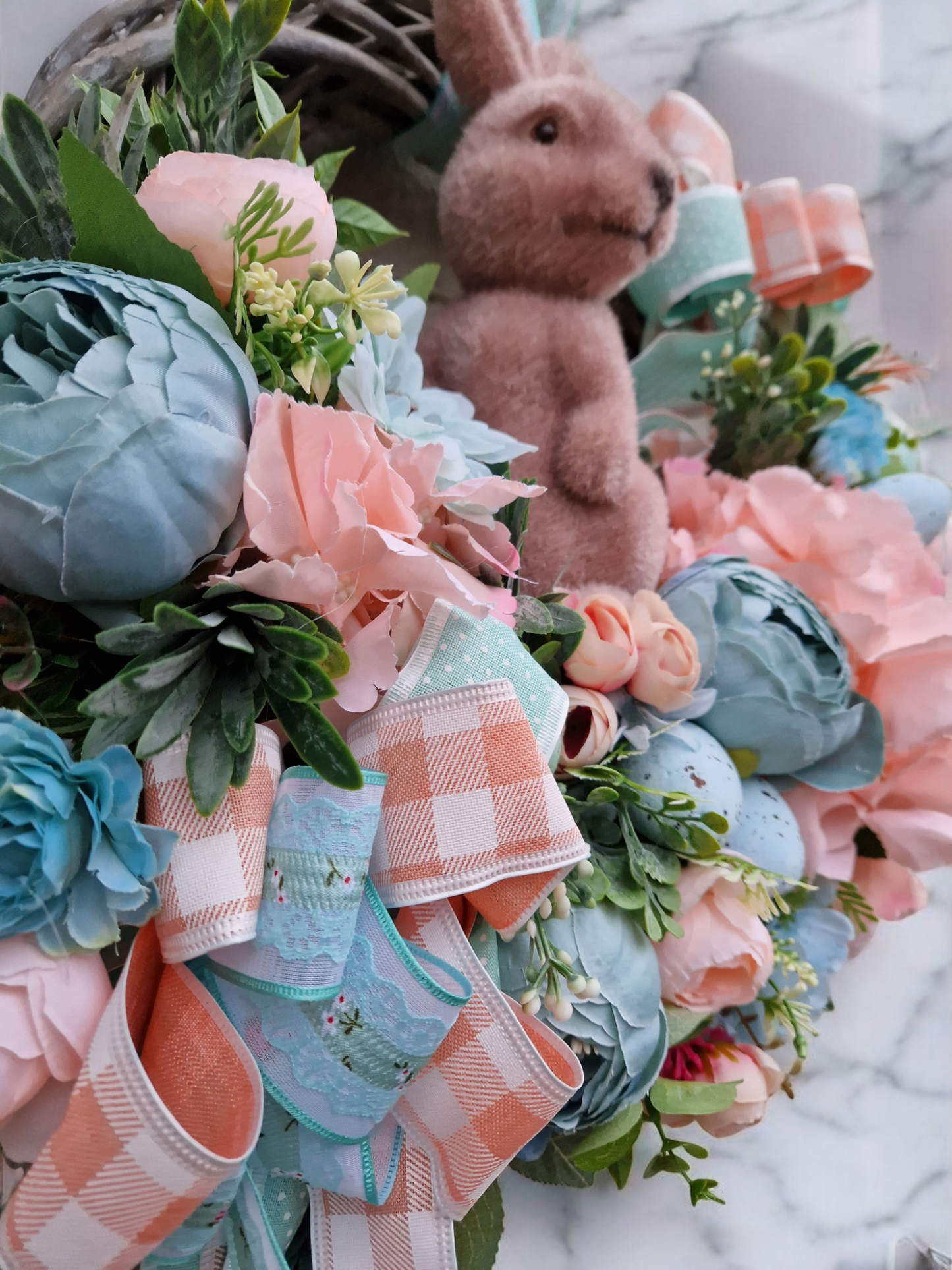 Easter door wreath