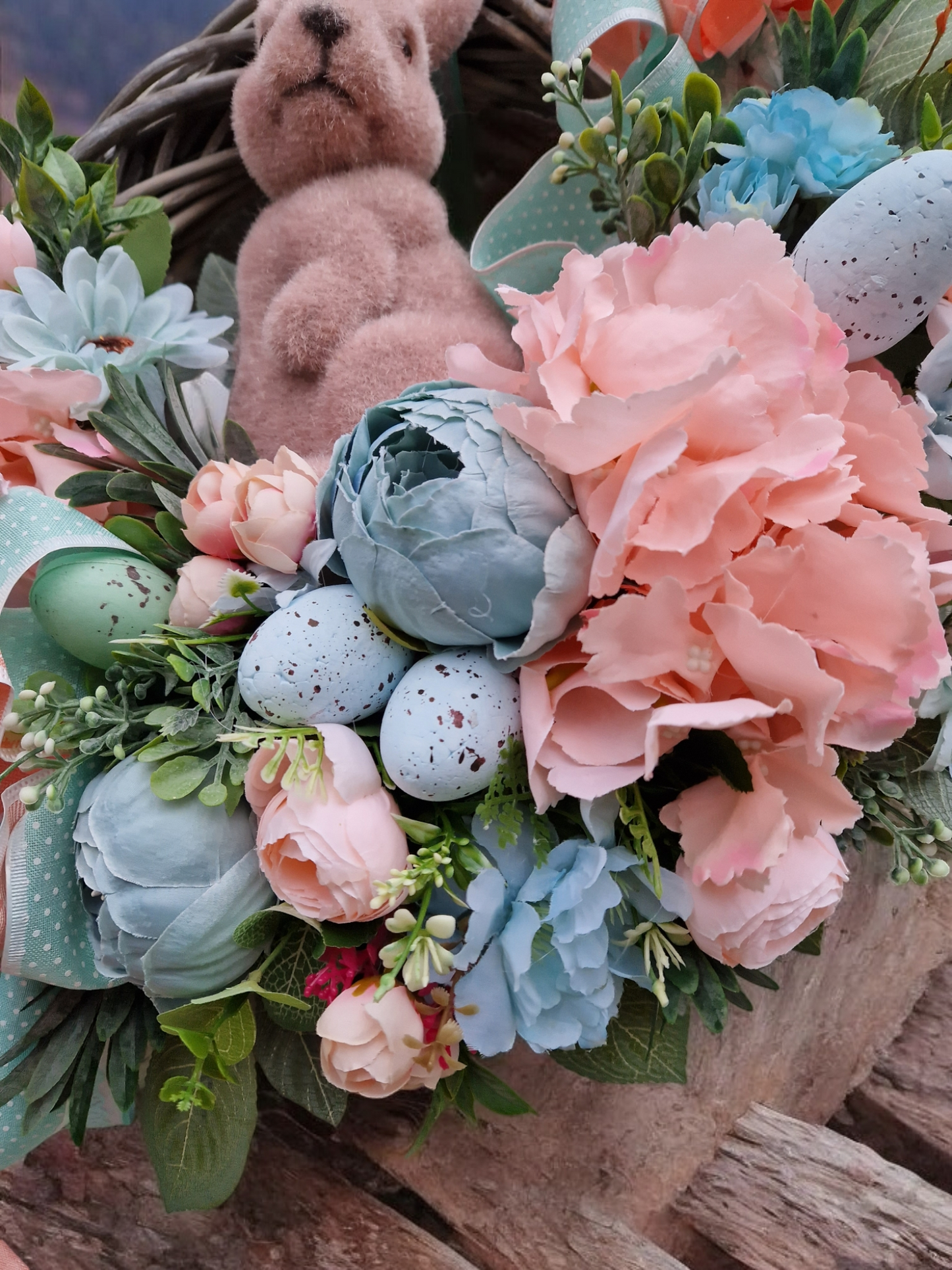 Easter door wreath