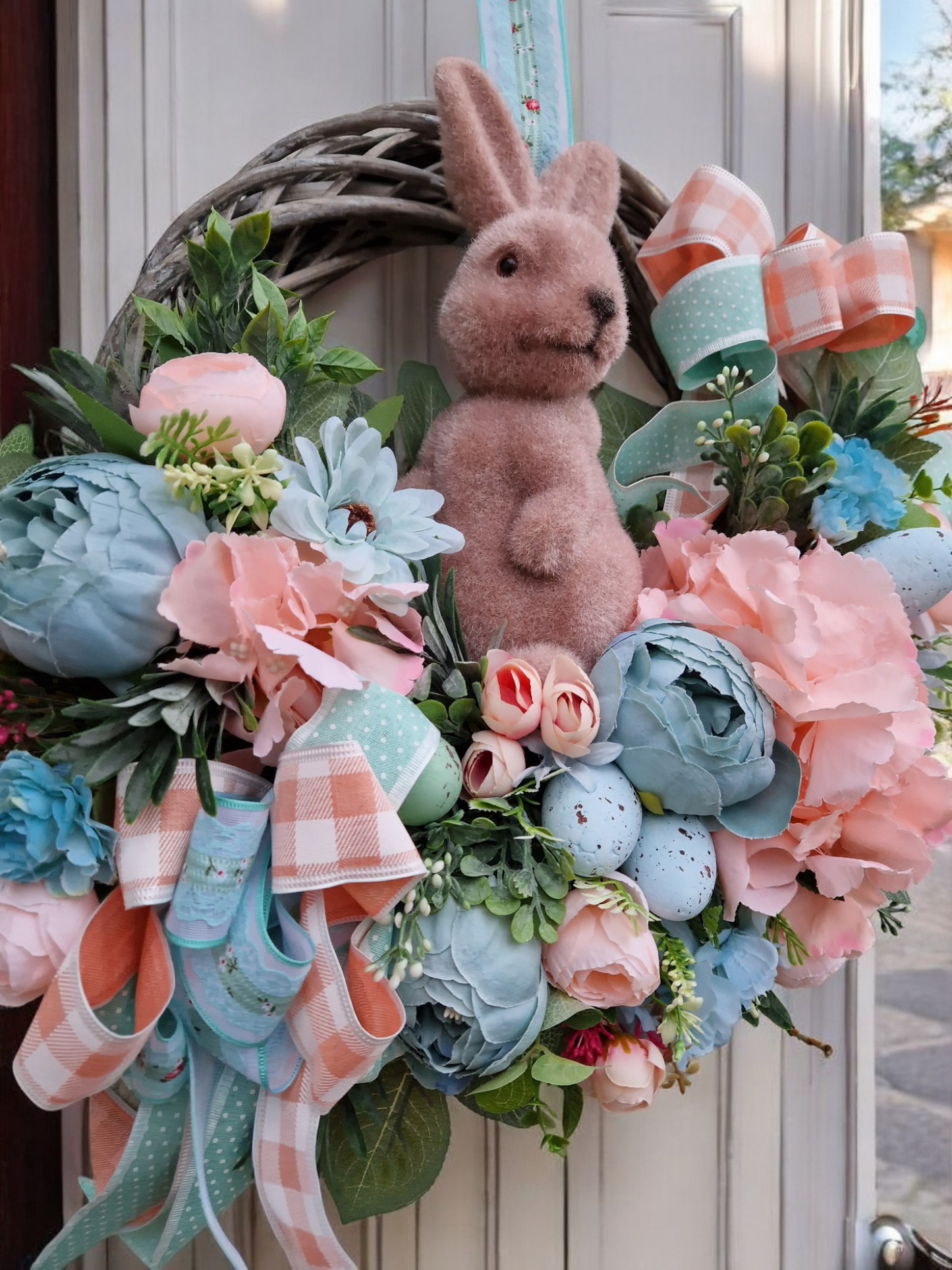 Easter door wreath