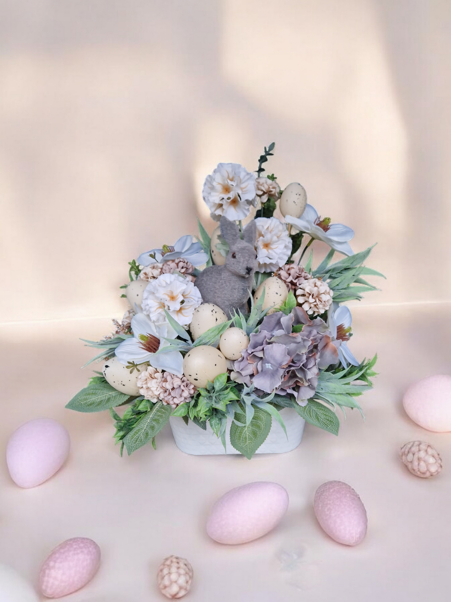Easter table arrangement