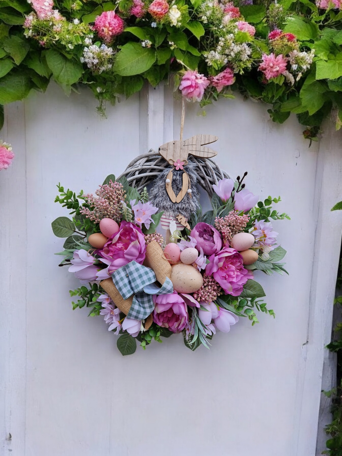 Easter door wreath