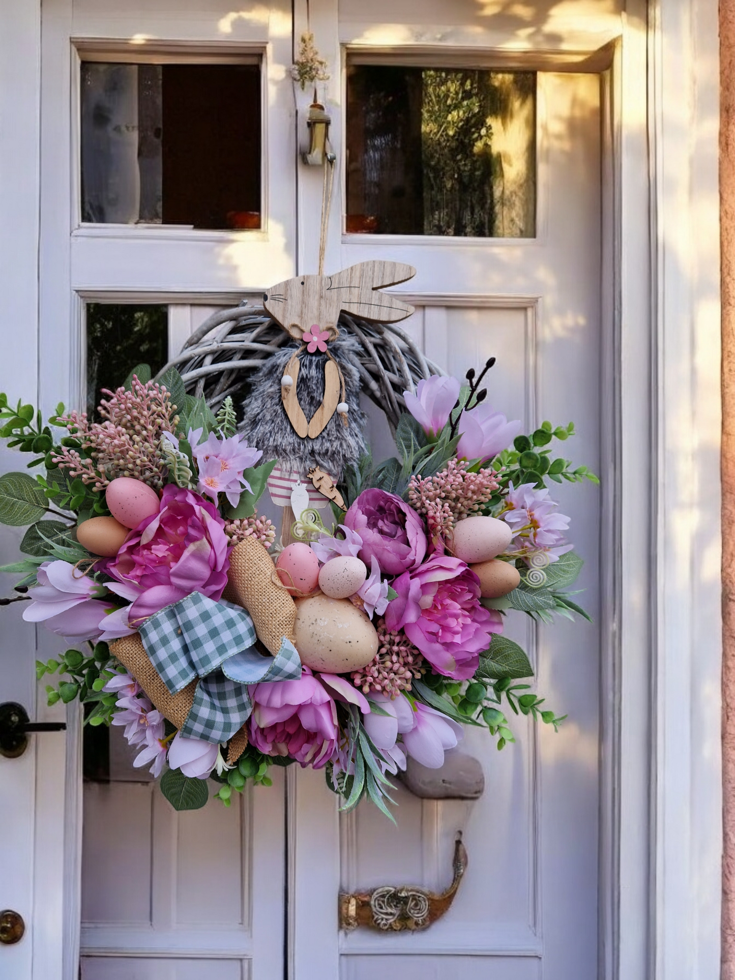 Easter door wreath