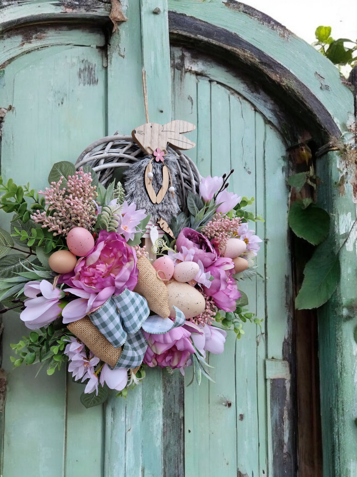 Easter door wreath