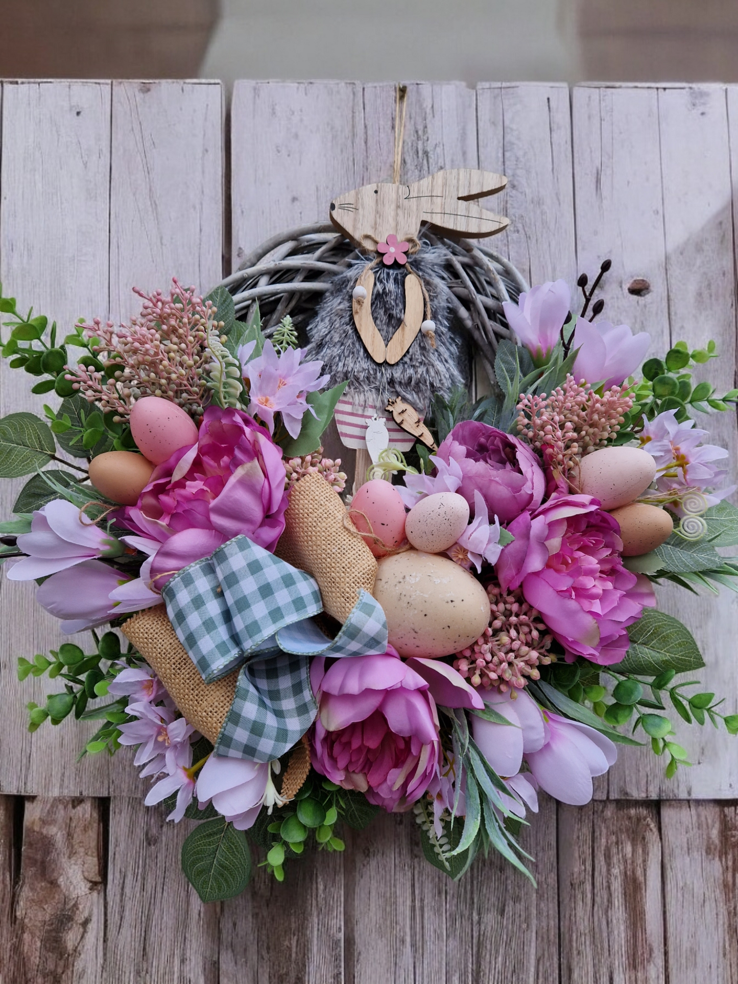 Easter door wreath