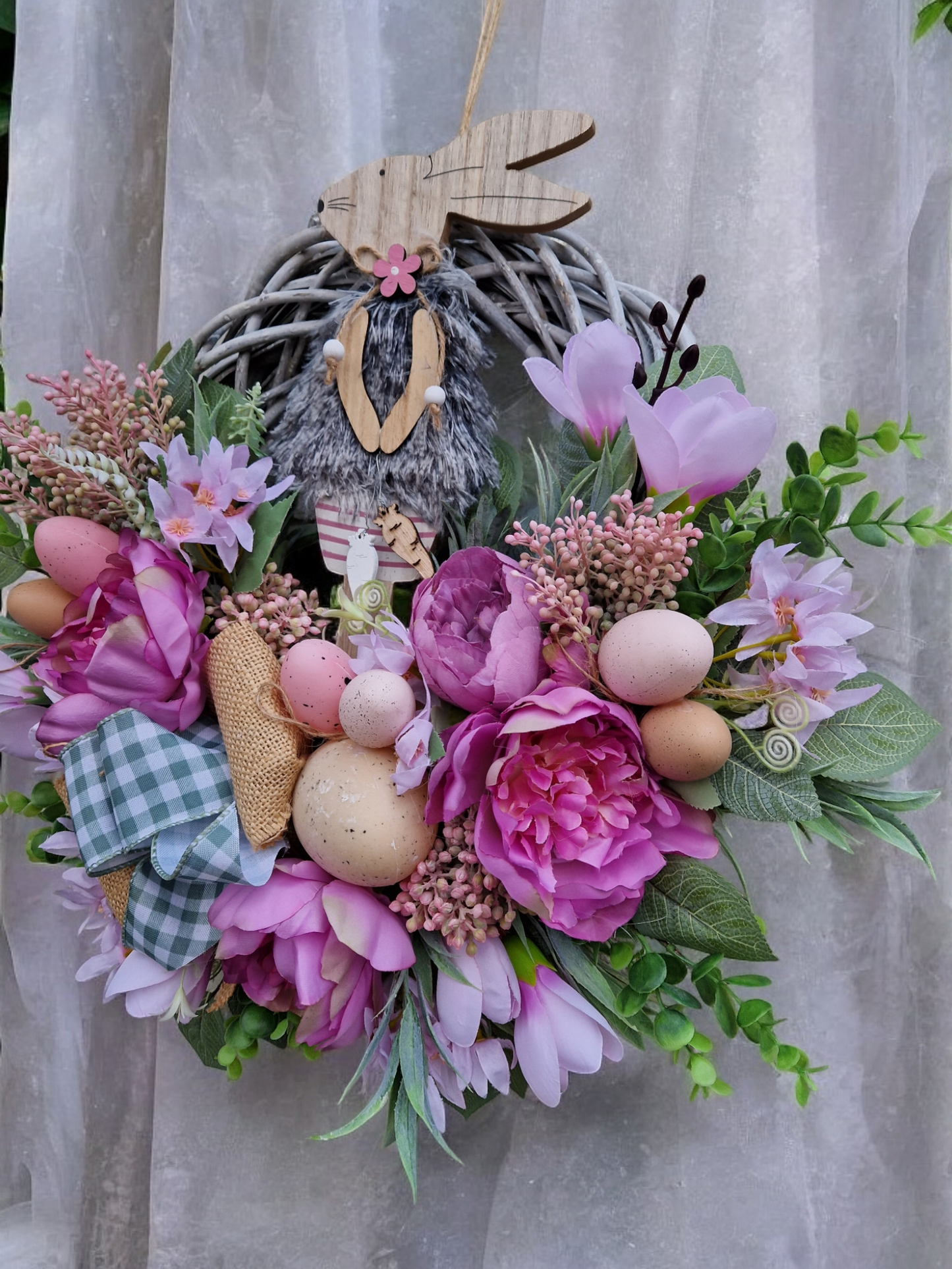 Easter door wreath