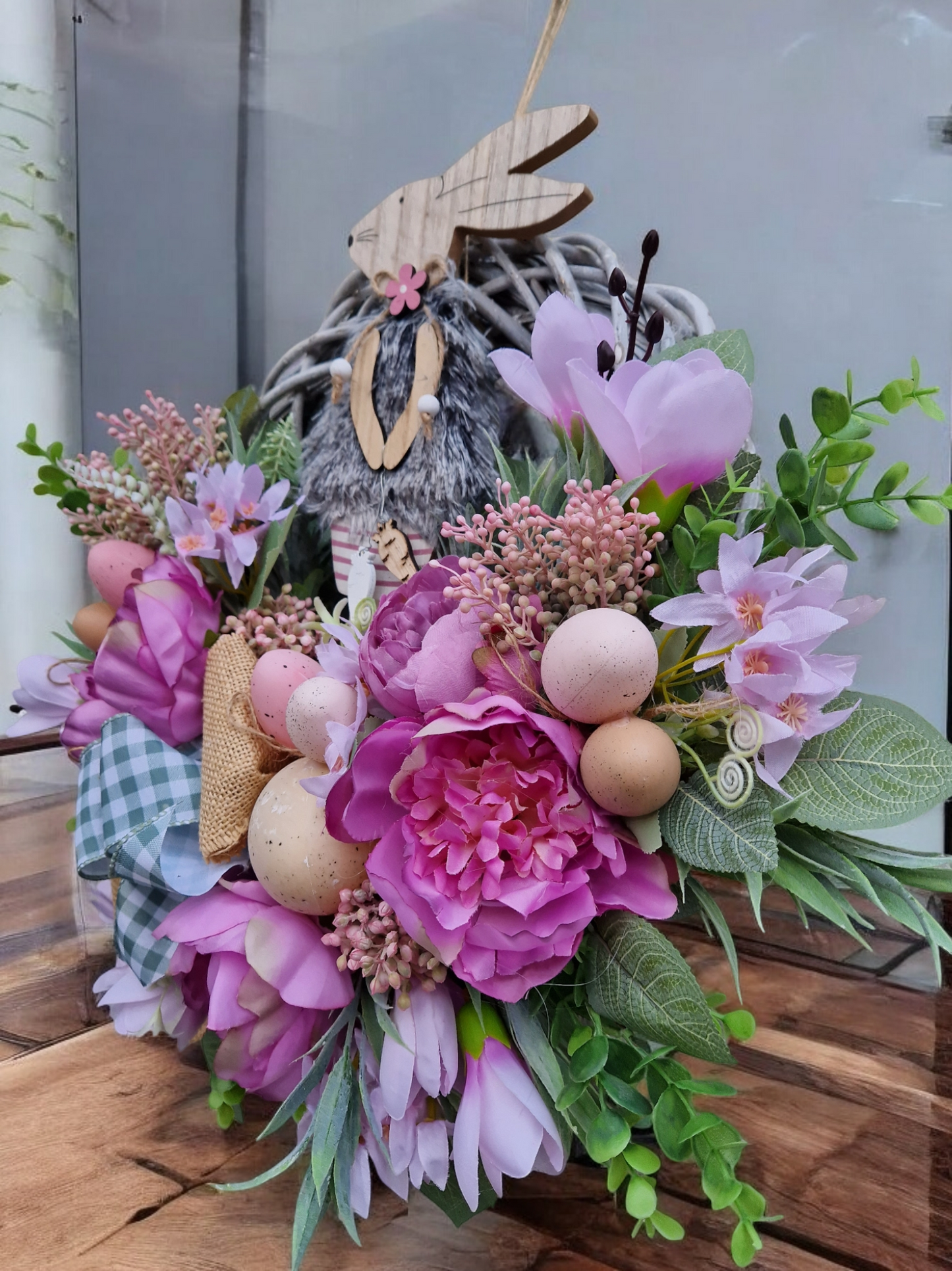 Easter door wreath