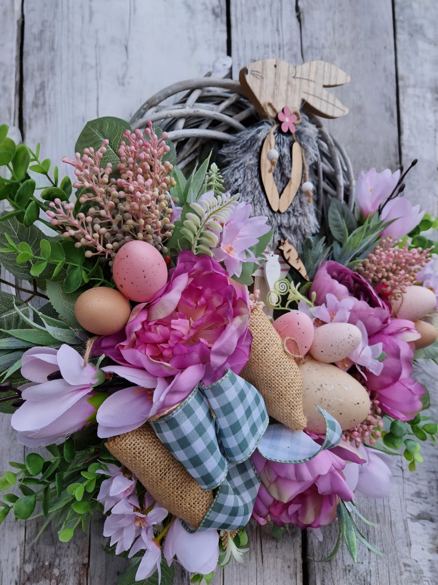 Easter door wreath