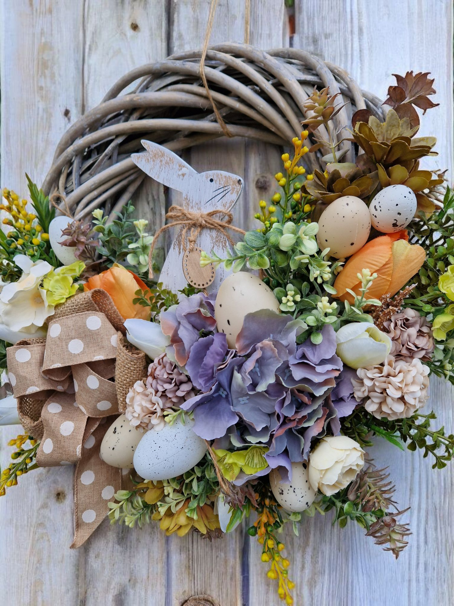 Easter door wreath