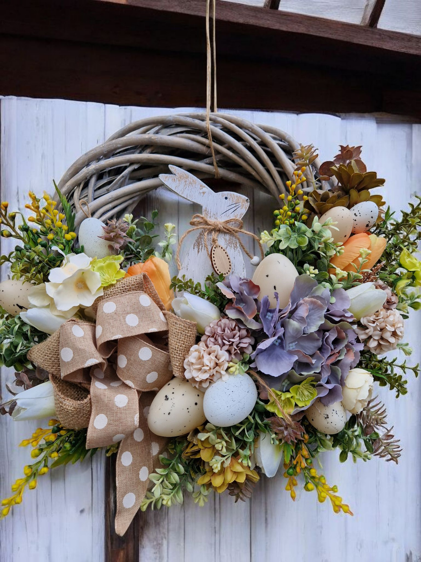 Easter door wreath