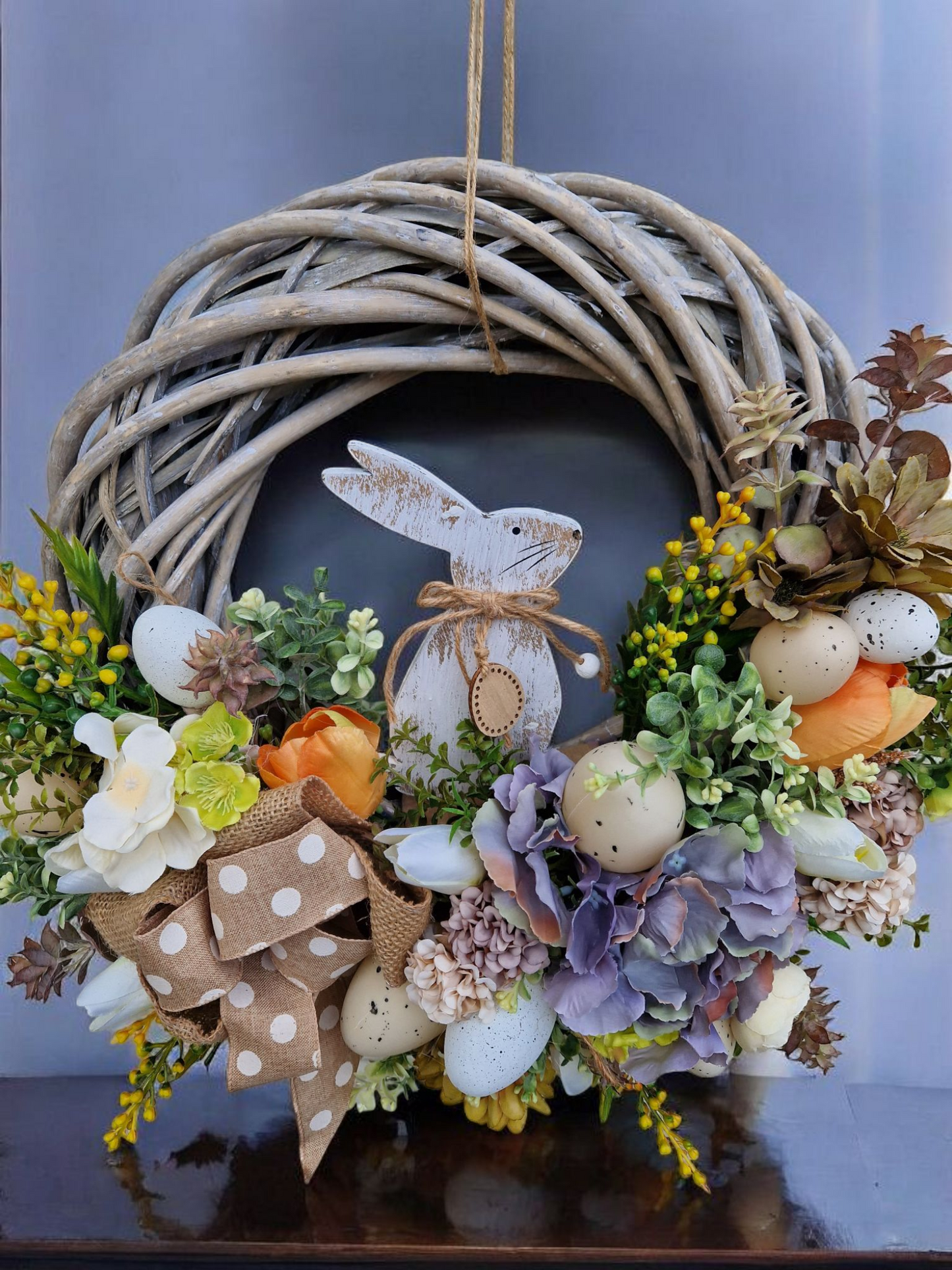 Easter door wreath