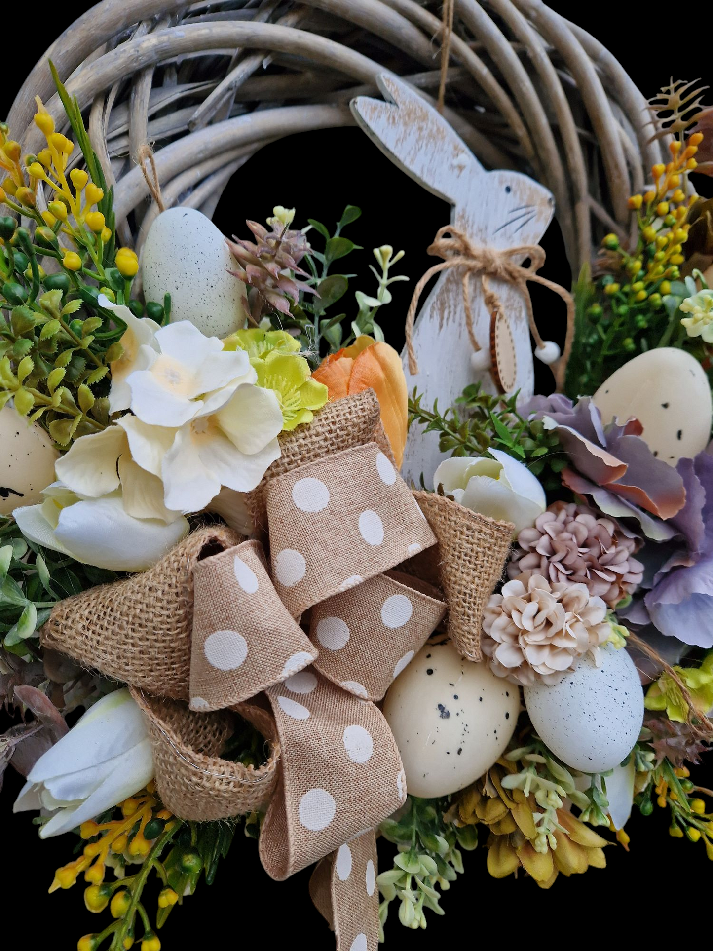 Easter door wreath