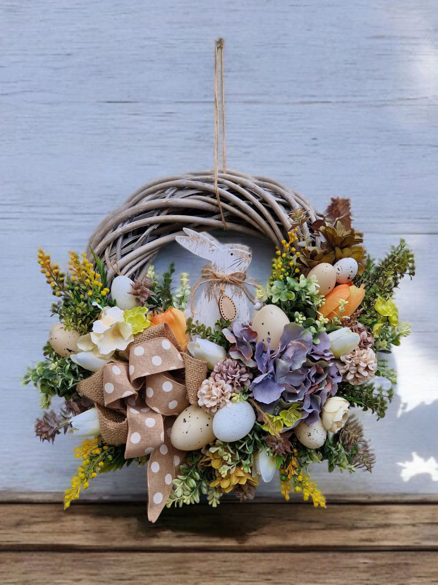 Easter door wreath
