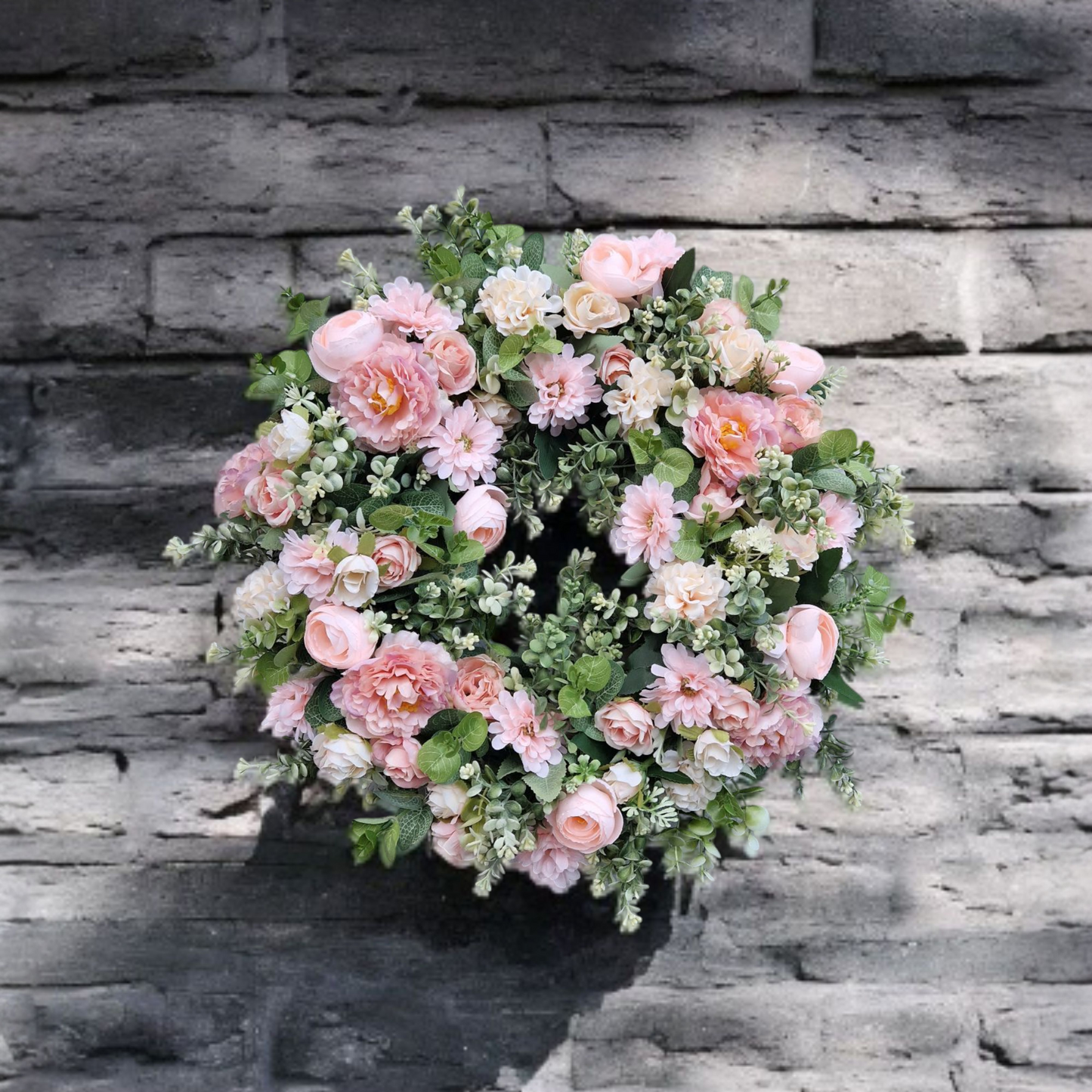Floral door wreath