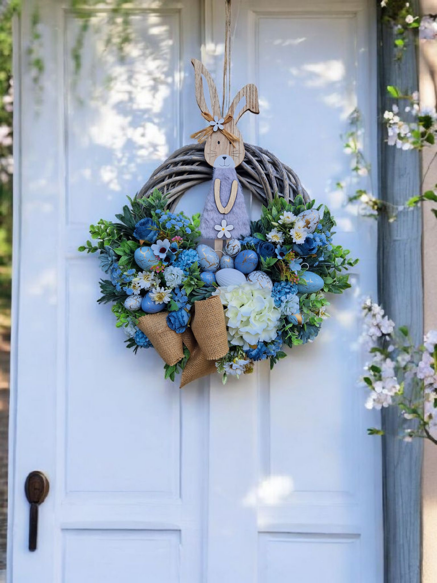 Easter door wreath