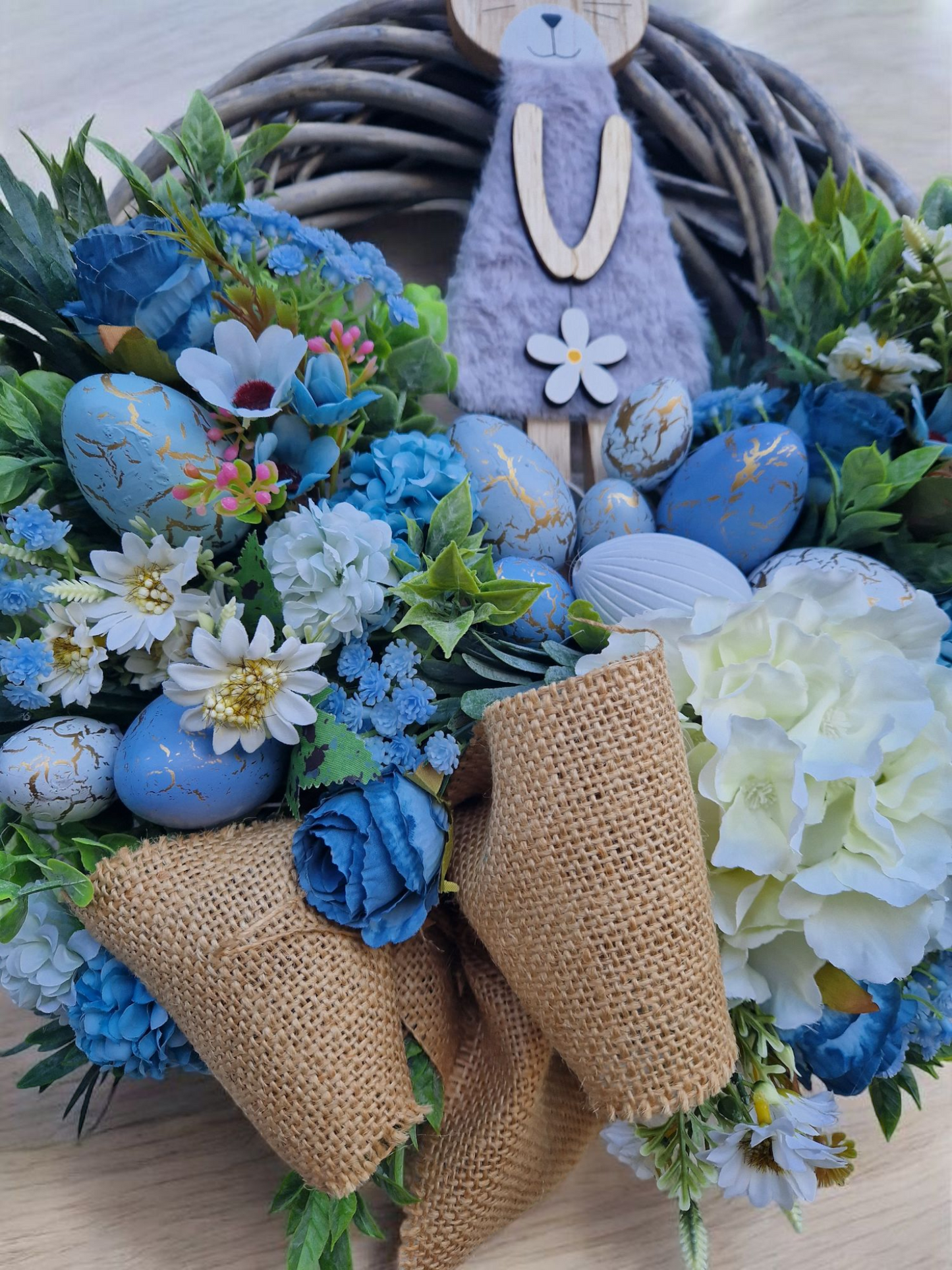 Easter door wreath