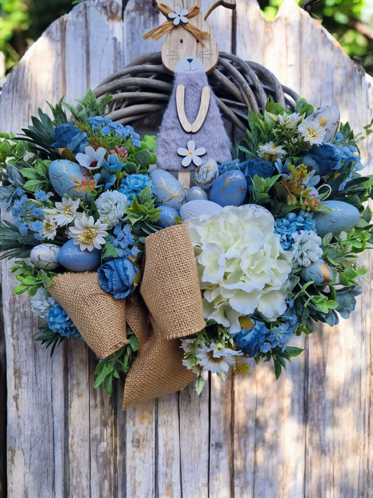 Easter door wreath