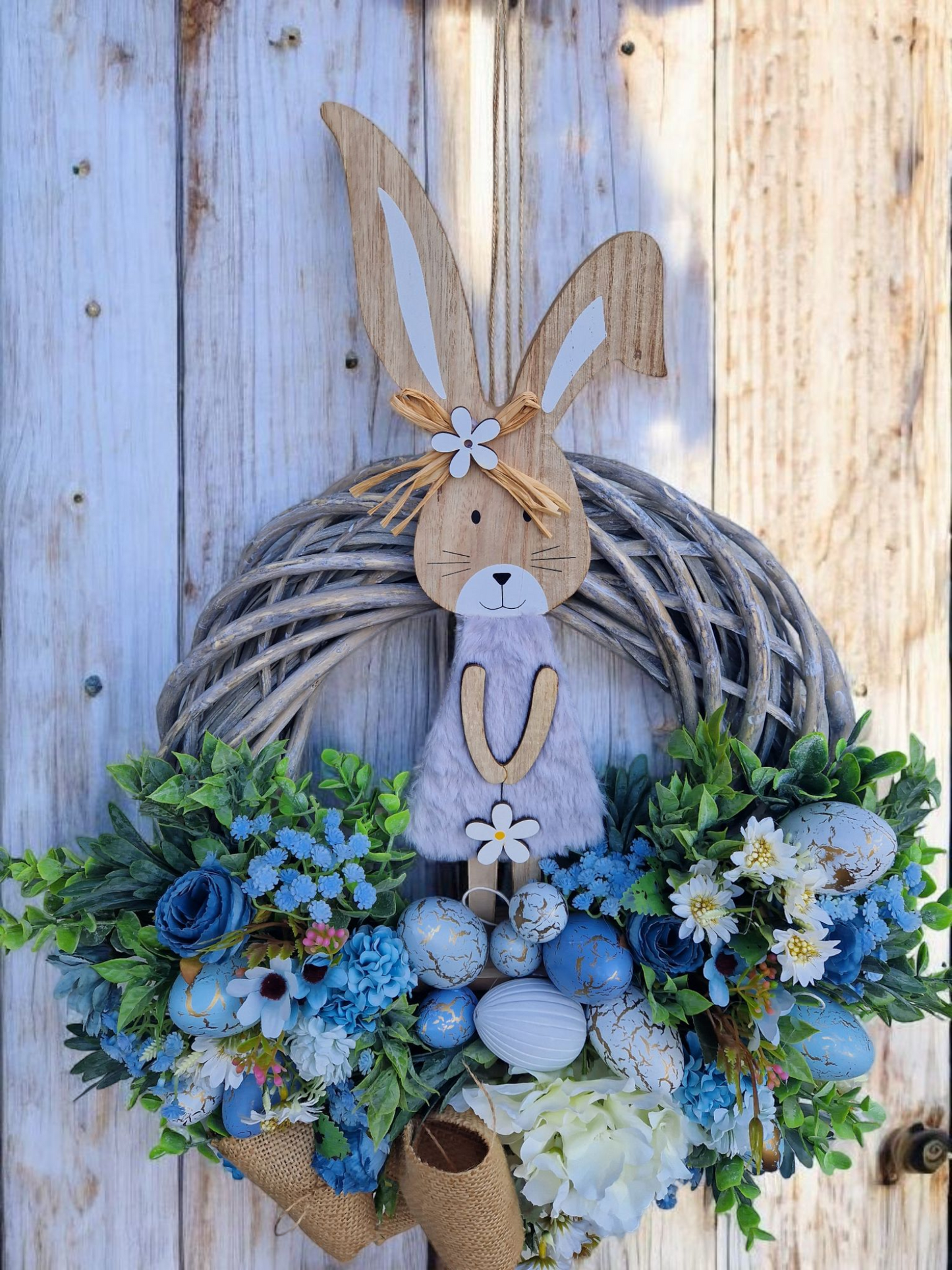Easter door wreath