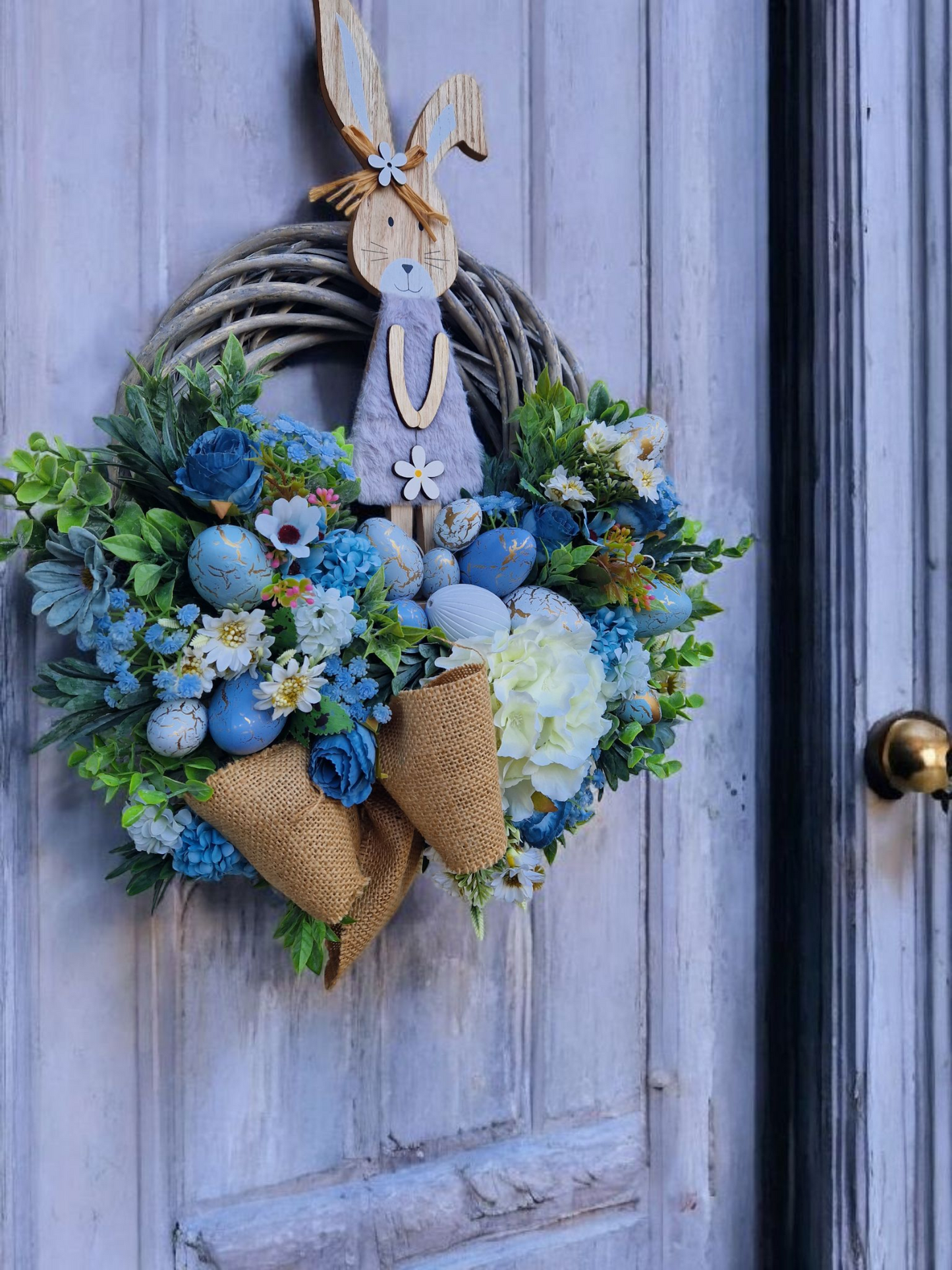 Easter door wreath
